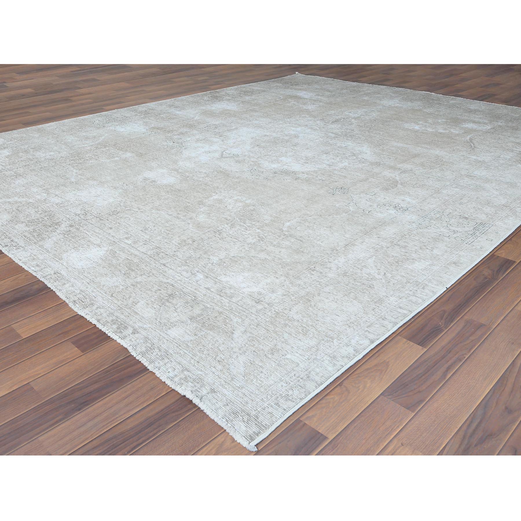 Fetneh Collection And Vintage Overdyed Collection Hand Knotted Ivory 1122430 Rug