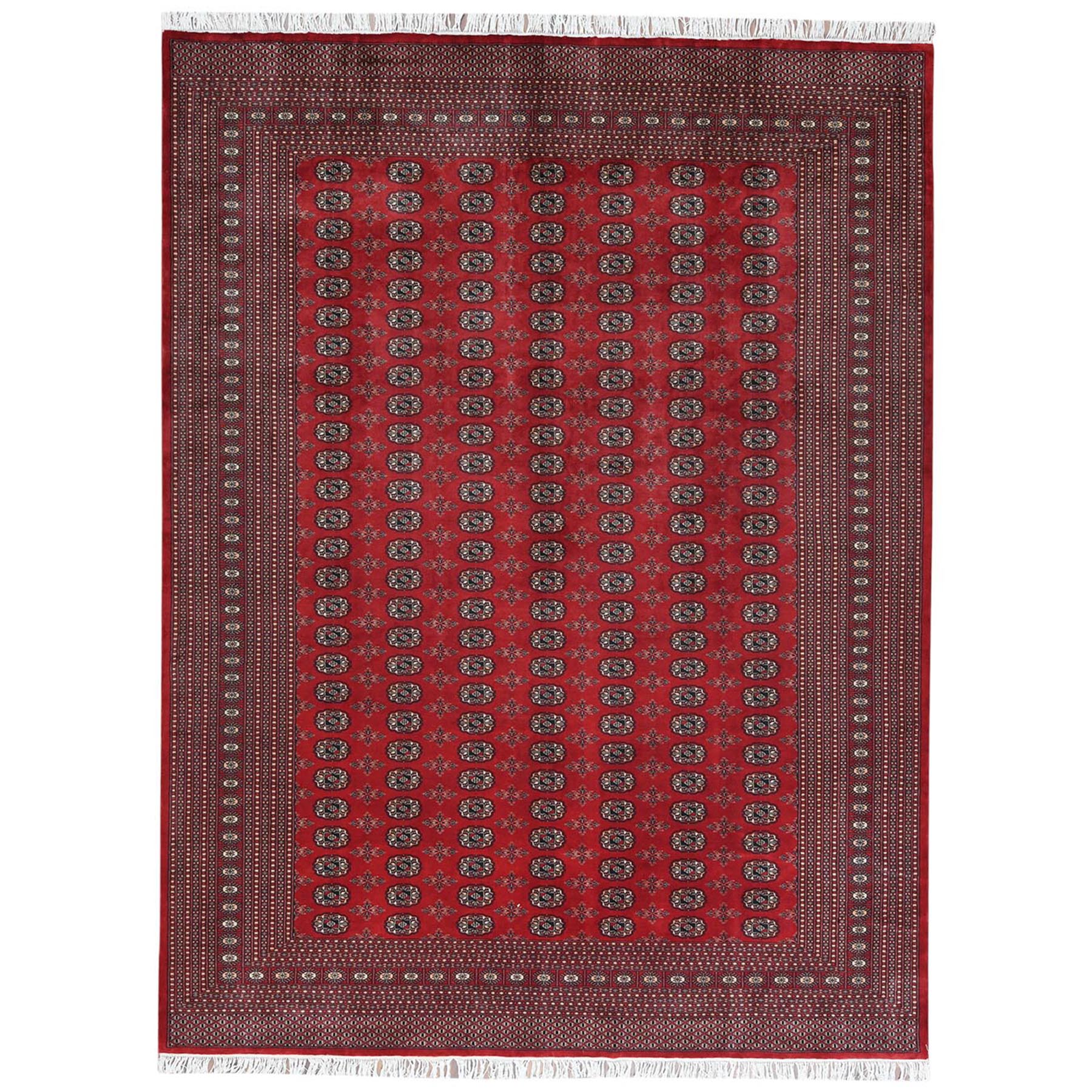 Nomadic And Village Collection Hand Knotted Red Rug No: 1122722