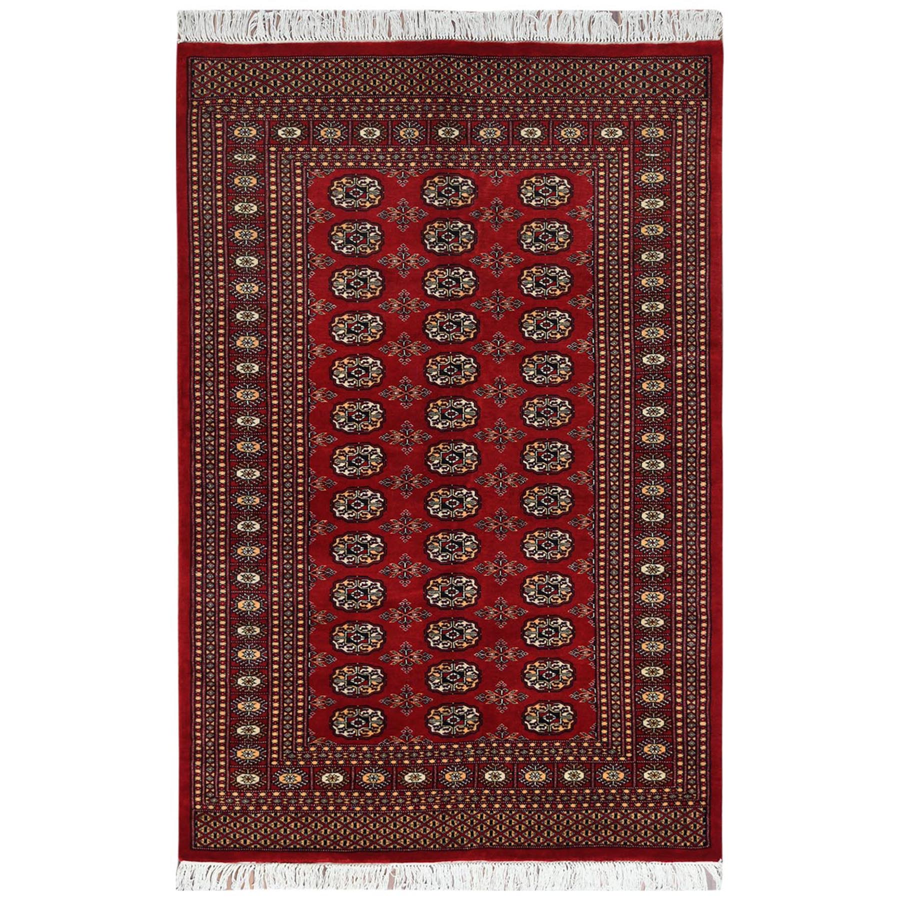 Nomadic And Village Collection Hand Knotted Red Rug No: 1122736