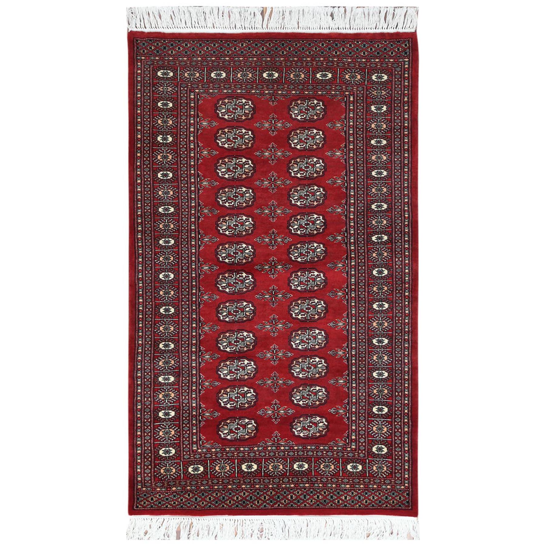 Nomadic And Village Collection Hand Knotted Red Rug No: 1122740