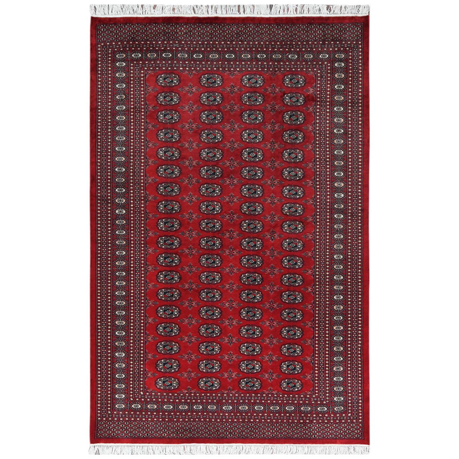 Nomadic And Village Collection Hand Knotted Red Rug No: 1122762