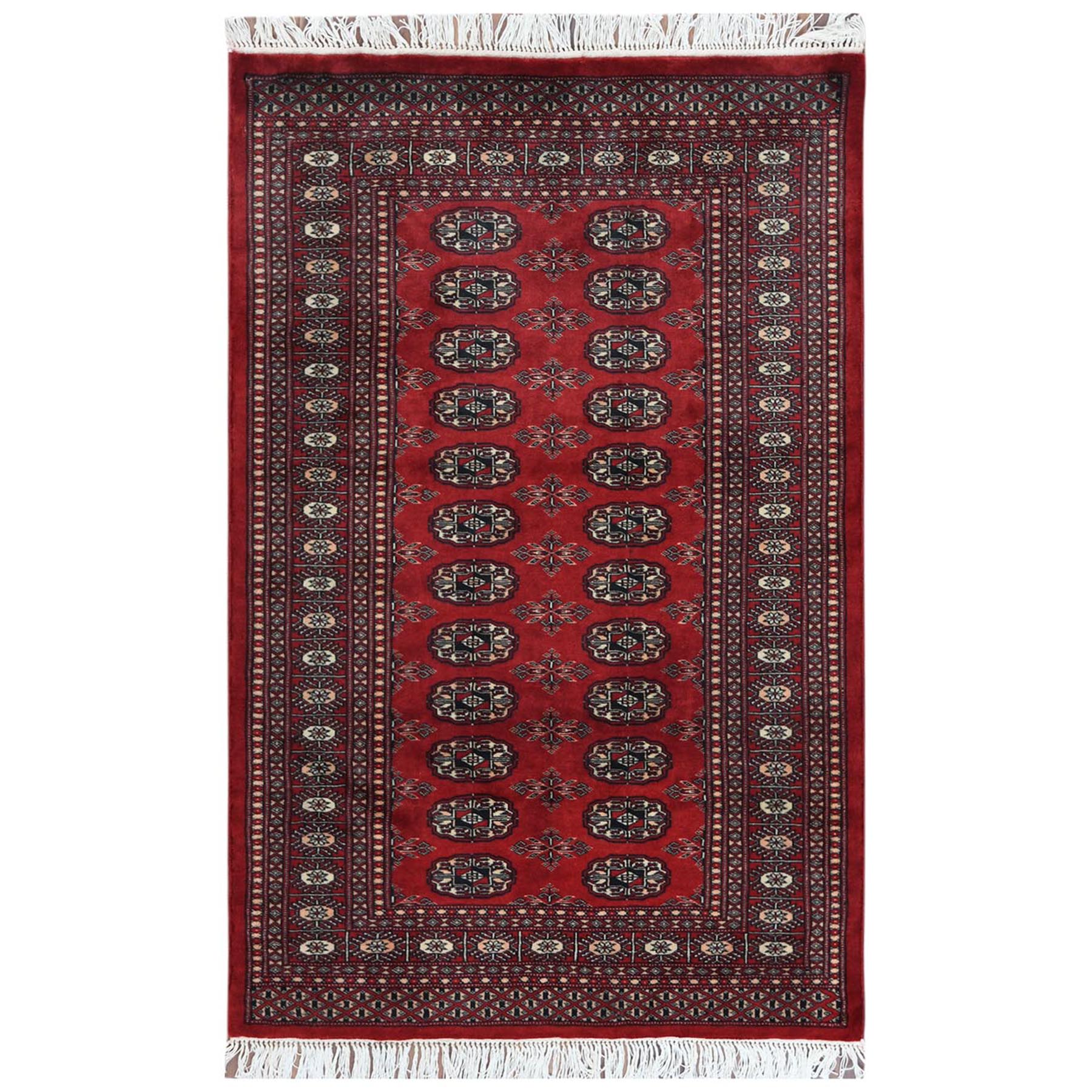 Nomadic And Village Collection Hand Knotted Red Rug No: 1122764