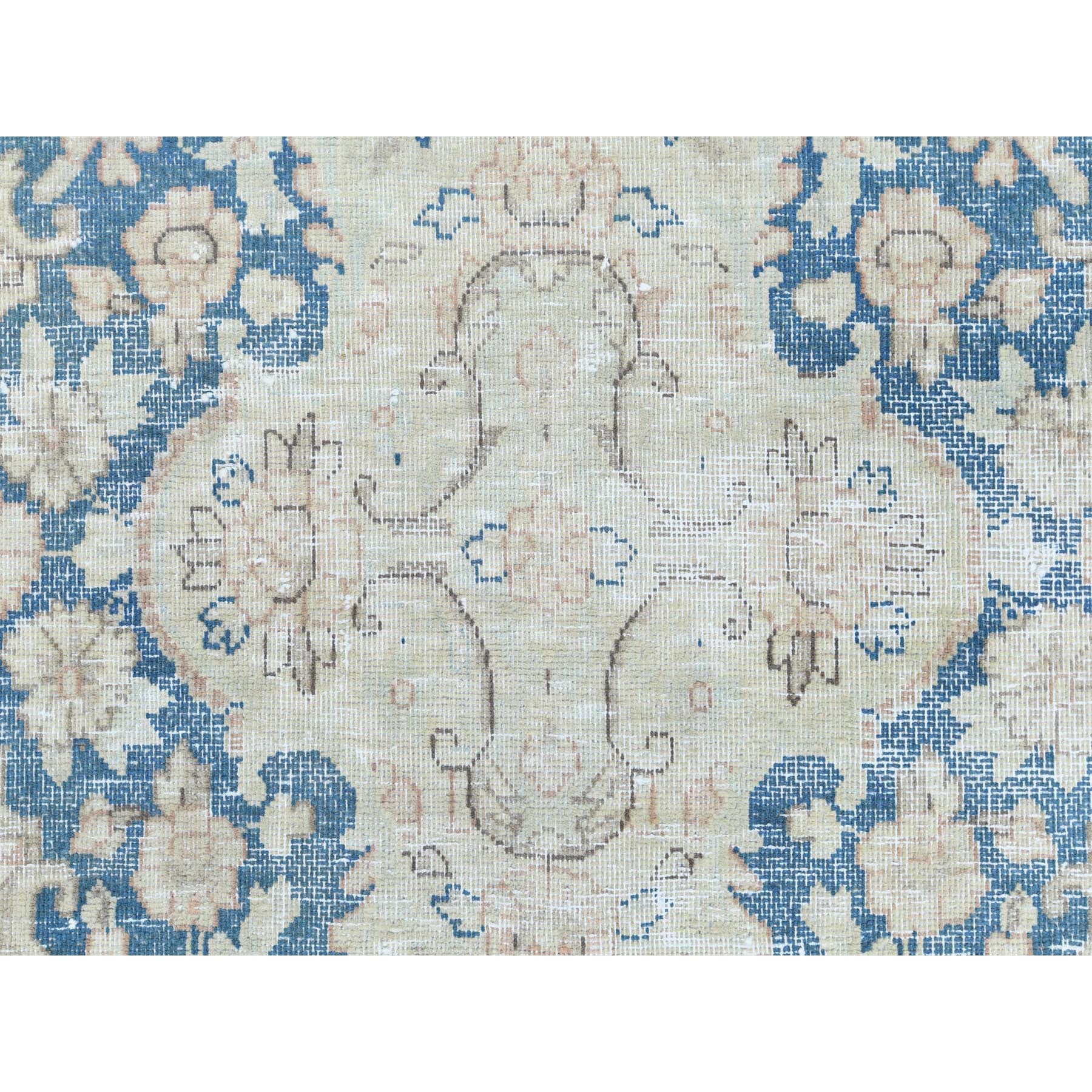 Fetneh Collection And Vintage Overdyed Collection Hand Knotted Beige 1122816 Rug