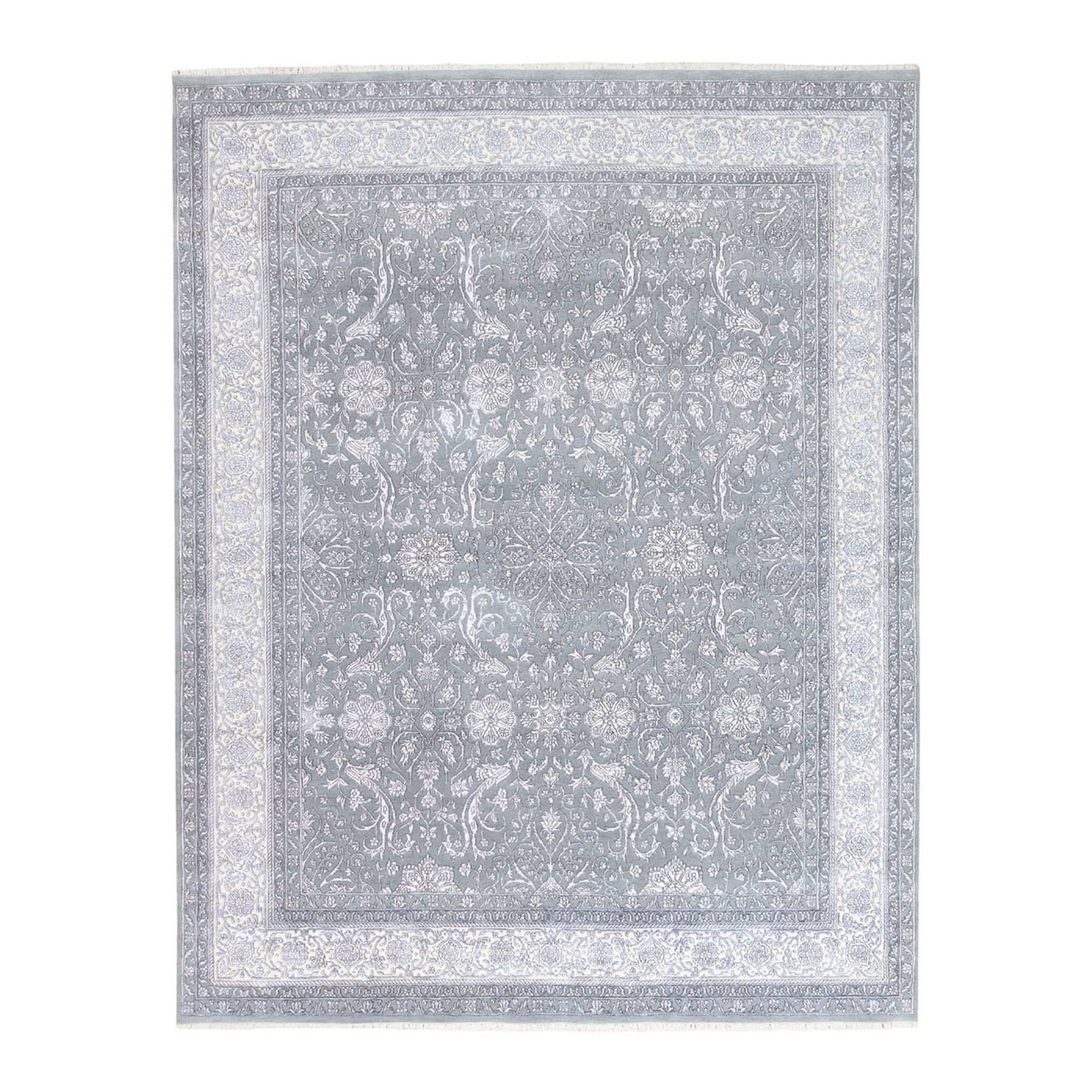 Pirniakan Collection Hand Knotted Grey Rug No: 1124482