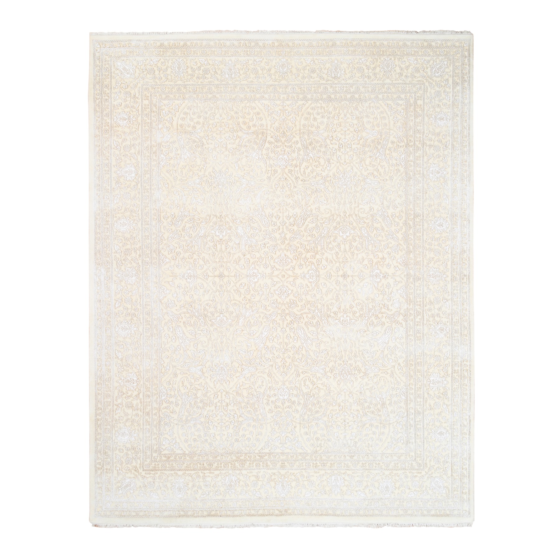 Pirniakan Collection Hand Knotted Ivory Rug No: 1124490