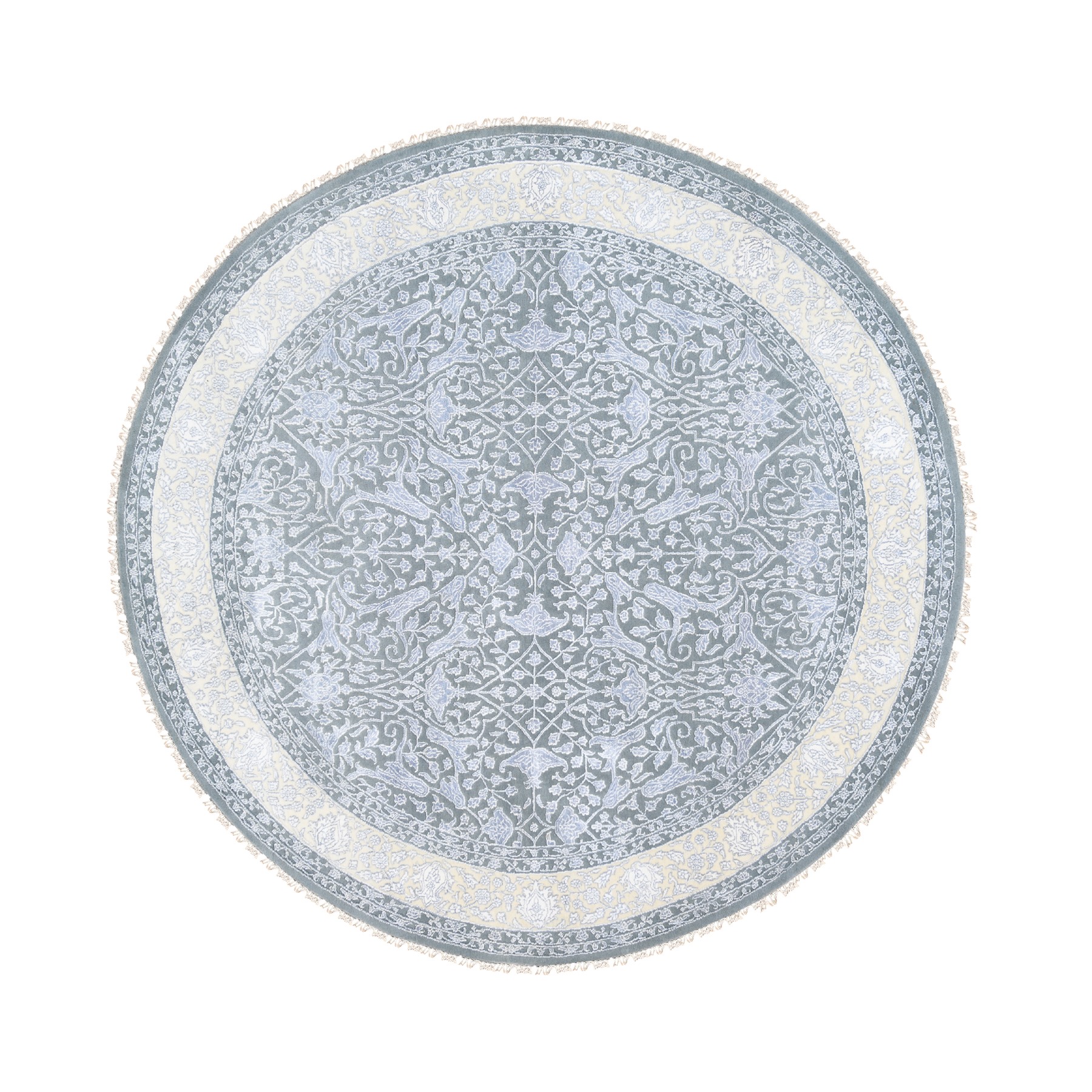 Pirniakan Collection Hand Knotted Grey Rug No: 1124502