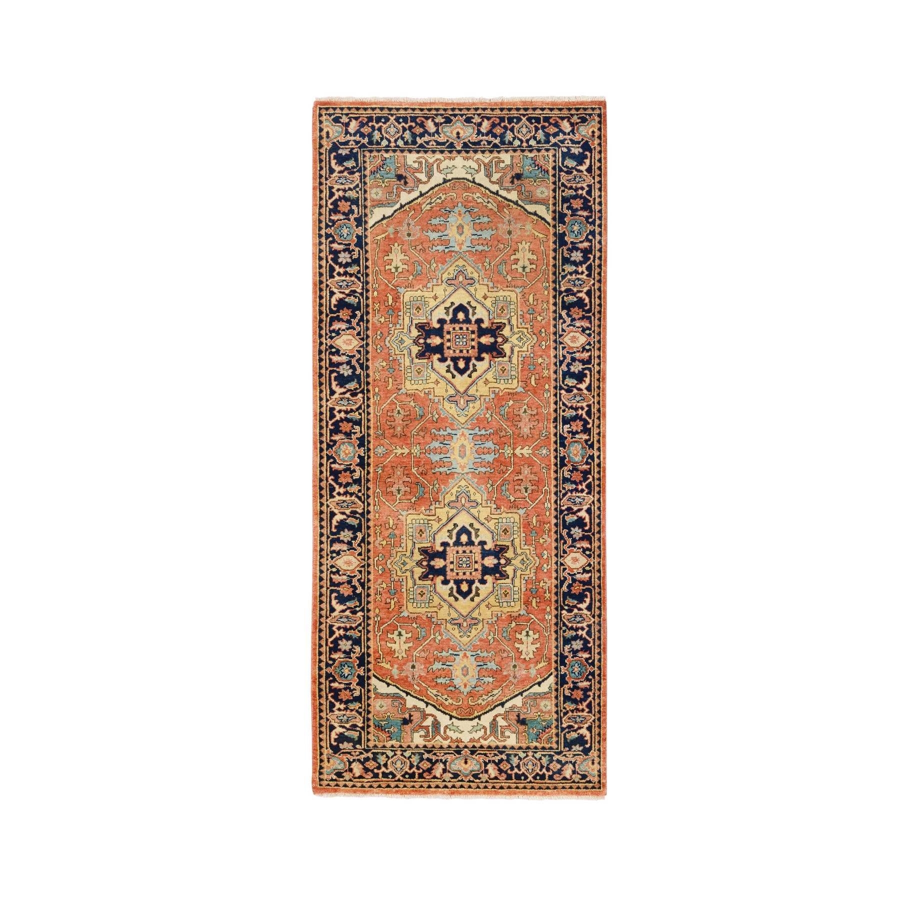 Serapi Heriz and Bakhshayesh Collection Hand Knotted Red Rug No: 1124758