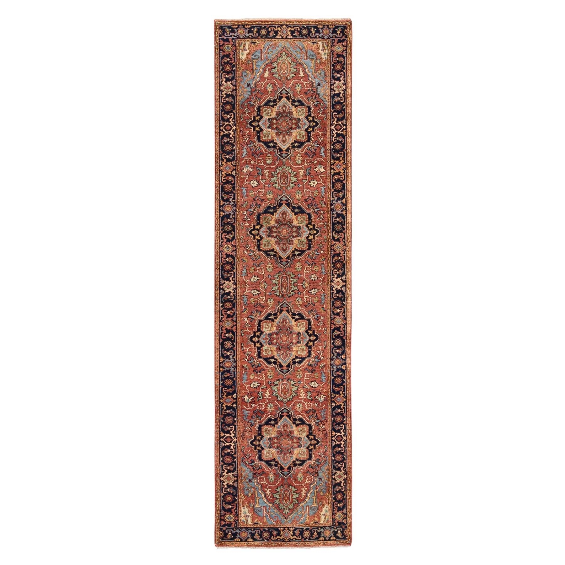Serapi Heriz and Bakhshayesh Collection Hand Knotted Red Rug No: 1124762