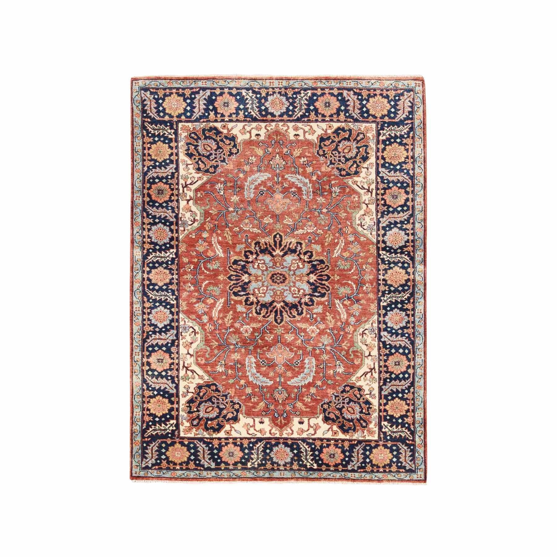 Serapi Heriz and Bakhshayesh Collection Hand Knotted Red Rug No: 1124788