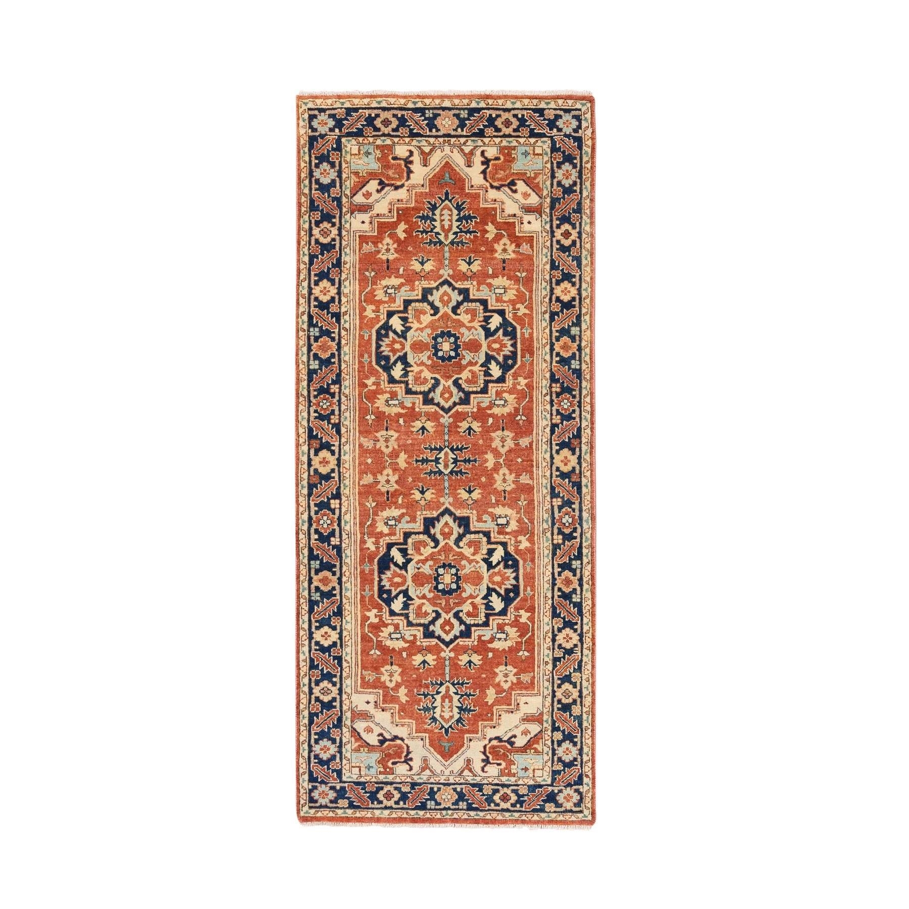 Serapi Heriz and Bakhshayesh Collection Hand Knotted Red Rug No: 1124792