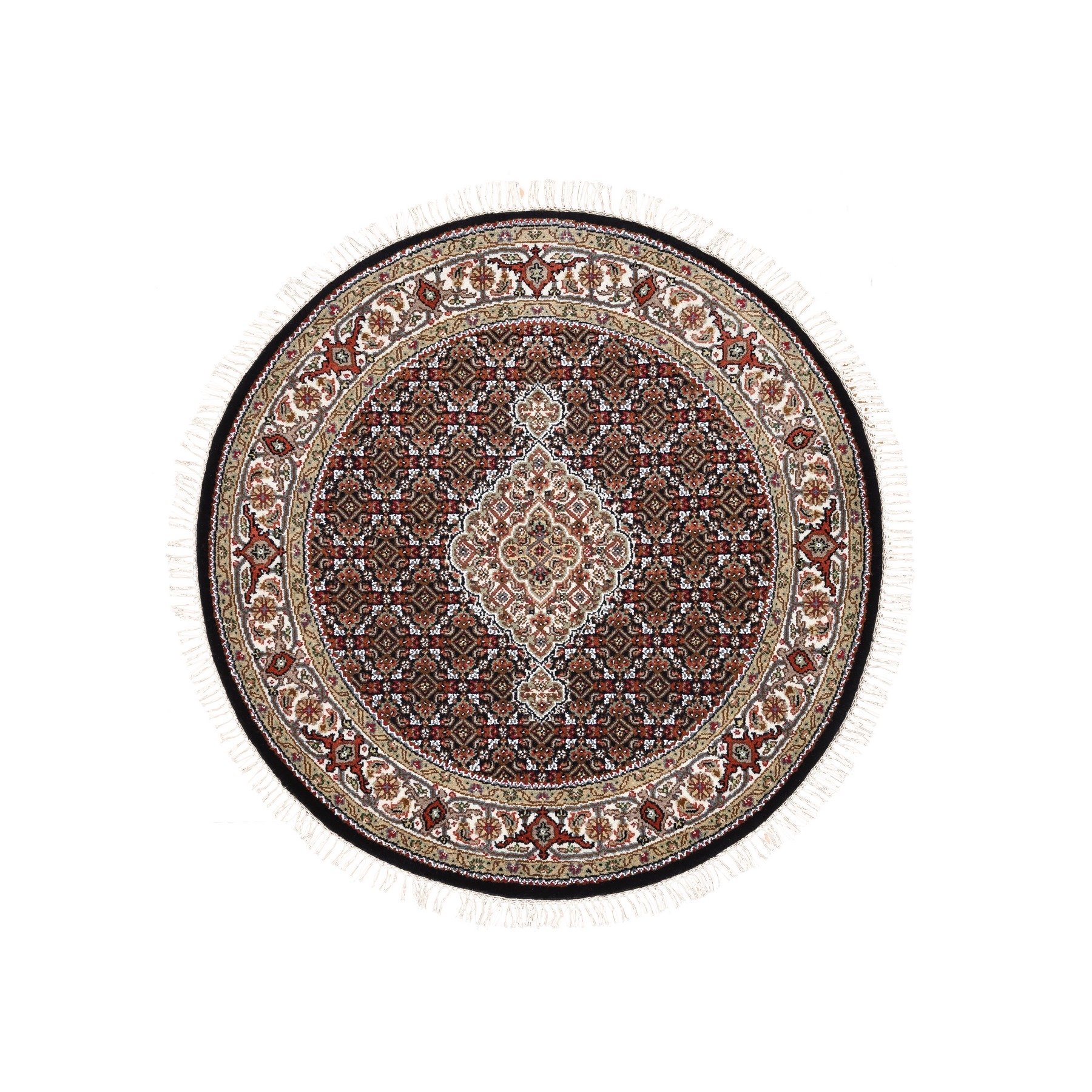 Pirniakan Collection Hand Knotted Black Rug No: 1124886