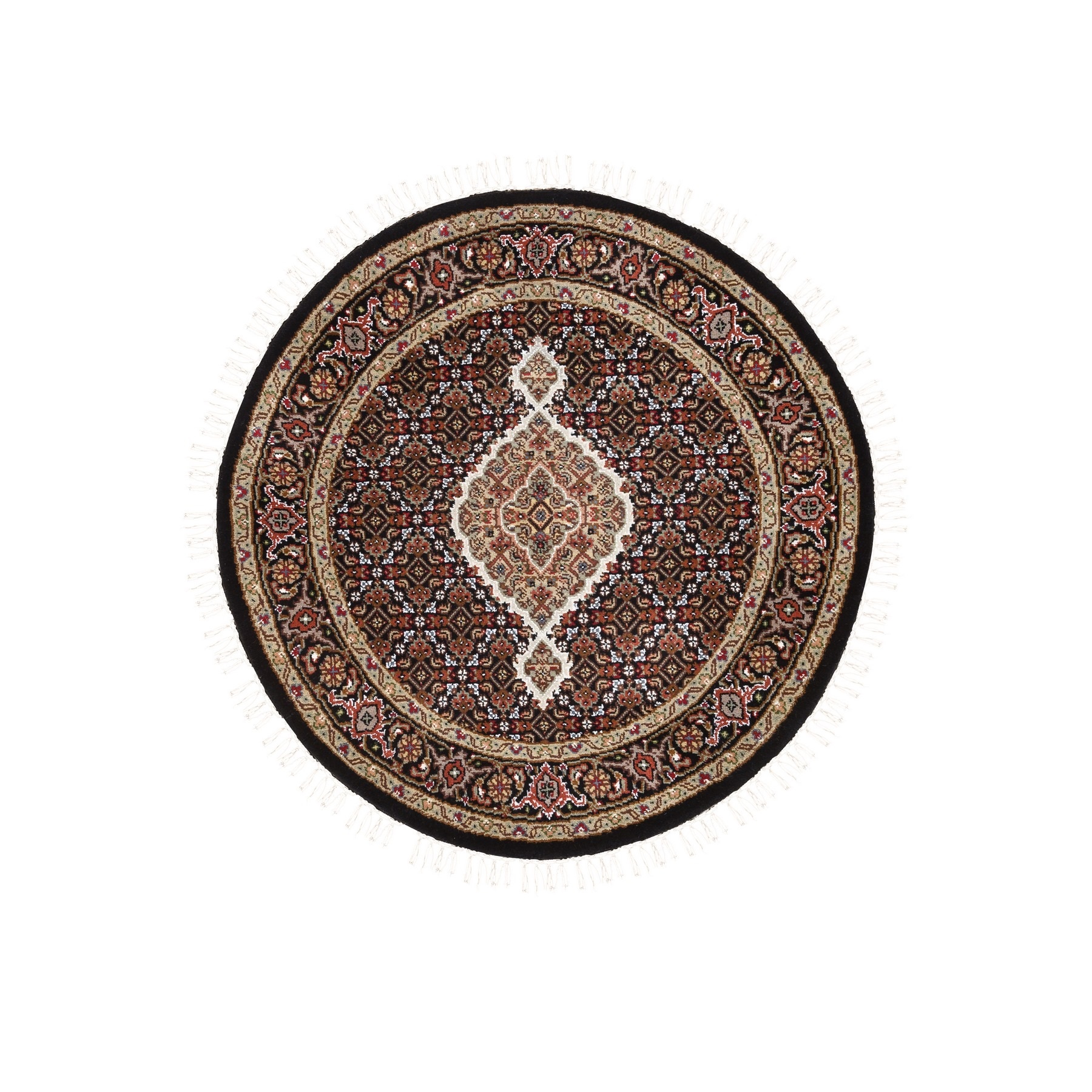 Pirniakan Collection Hand Knotted Black Rug No: 1124898