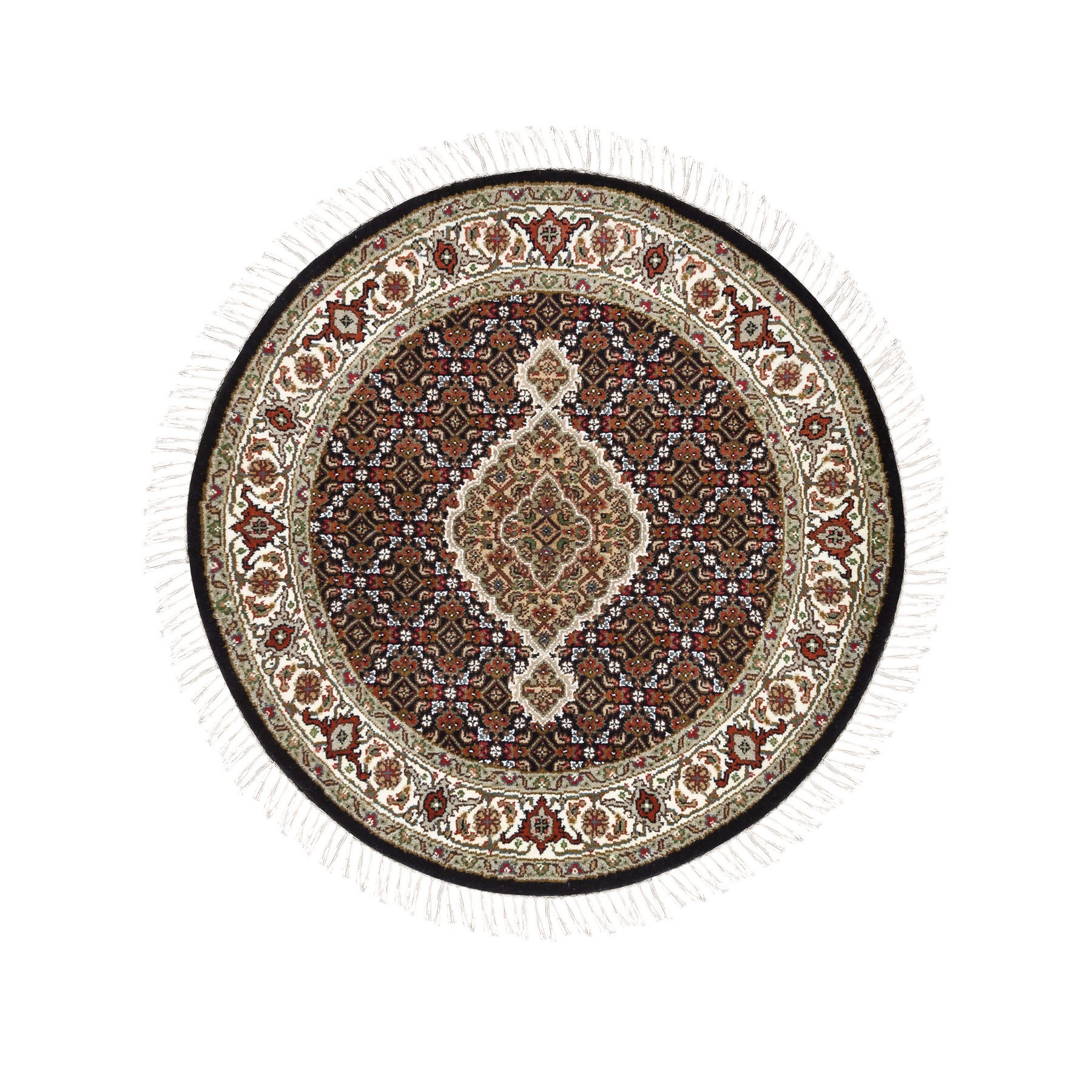 Pirniakan Collection Hand Knotted Black Rug No: 1124902