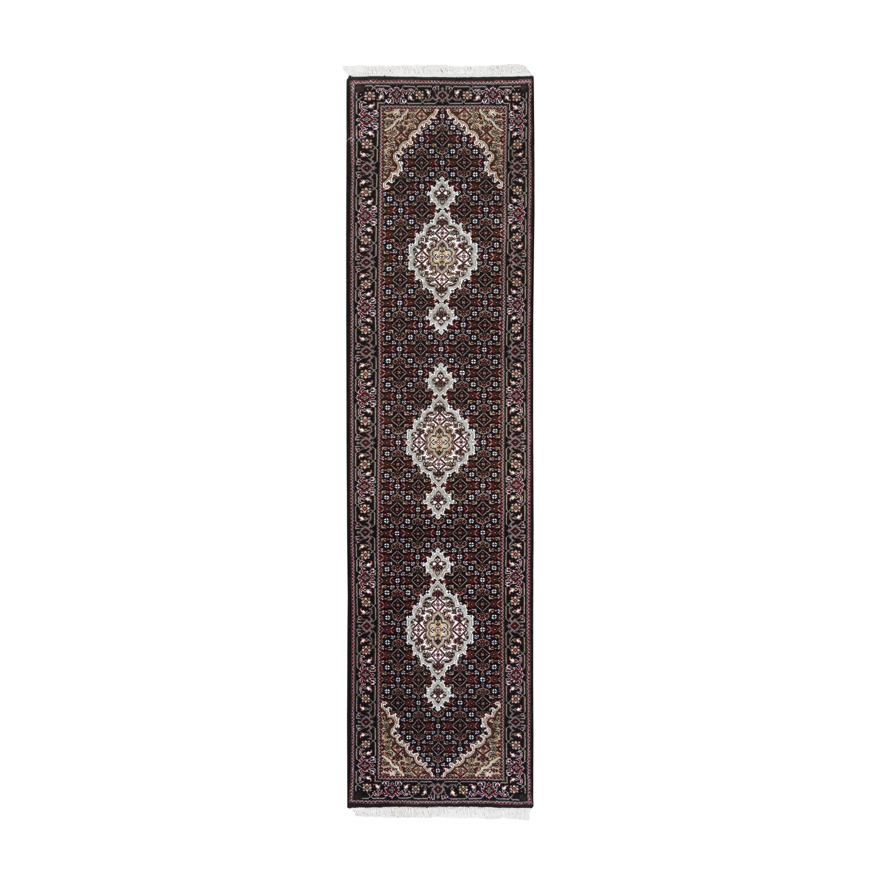 Pirniakan Collection Hand Knotted Black Rug No: 1124932