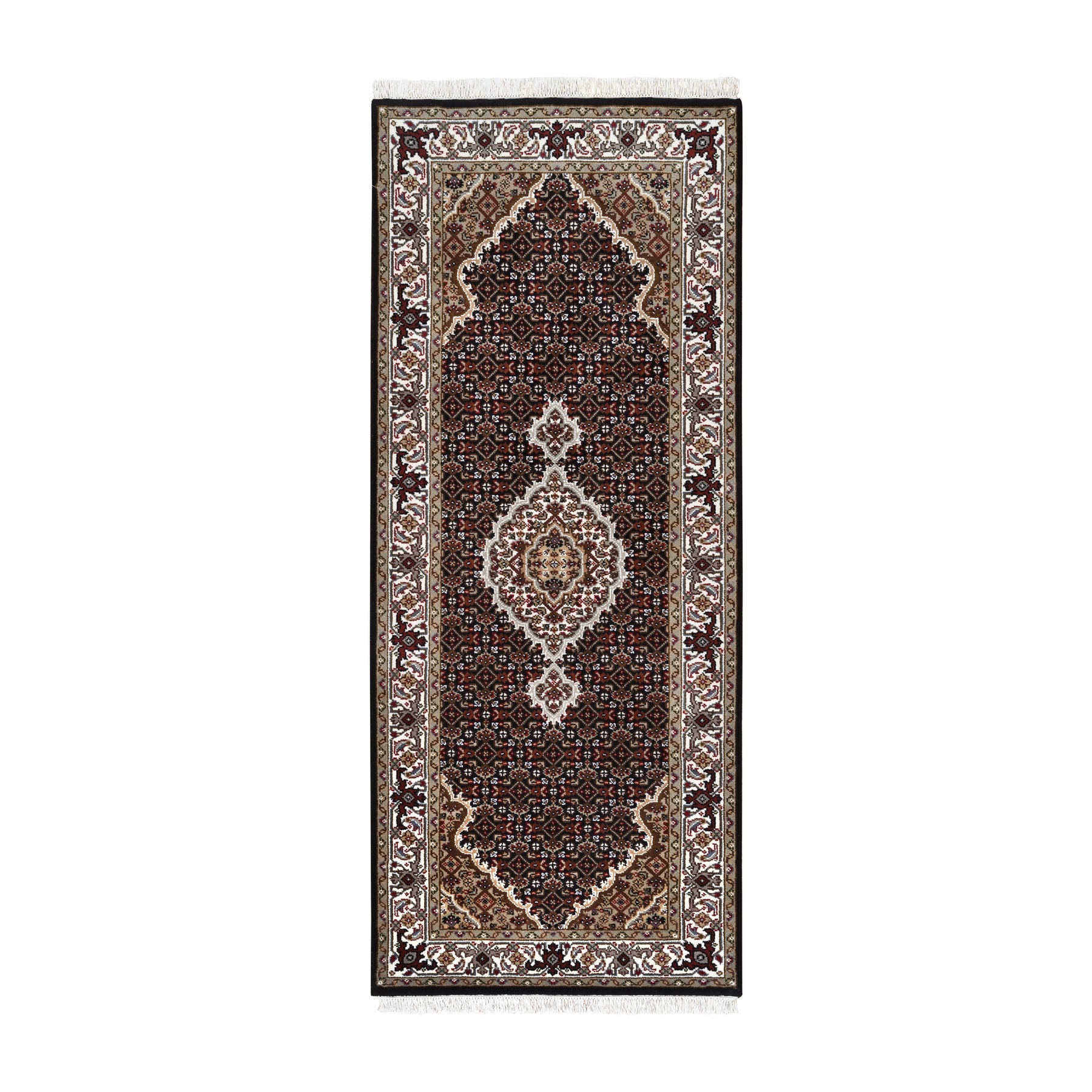 Pirniakan Collection Hand Knotted Black Rug No: 1124954