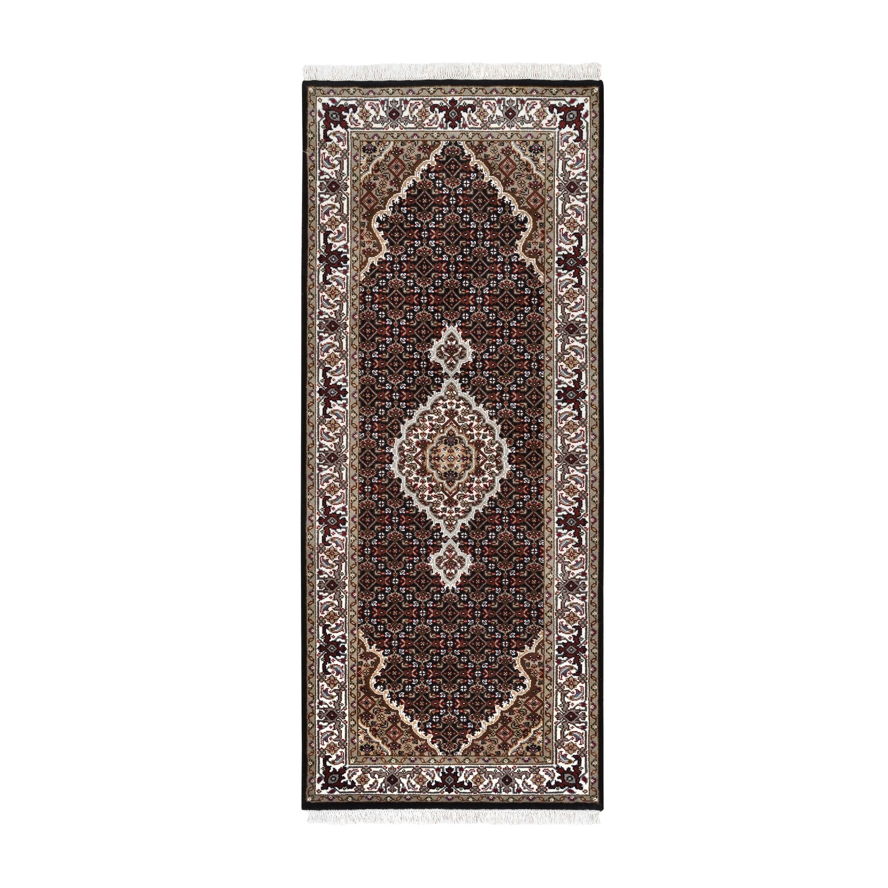 Pirniakan Collection Hand Knotted Black Rug No: 1124958