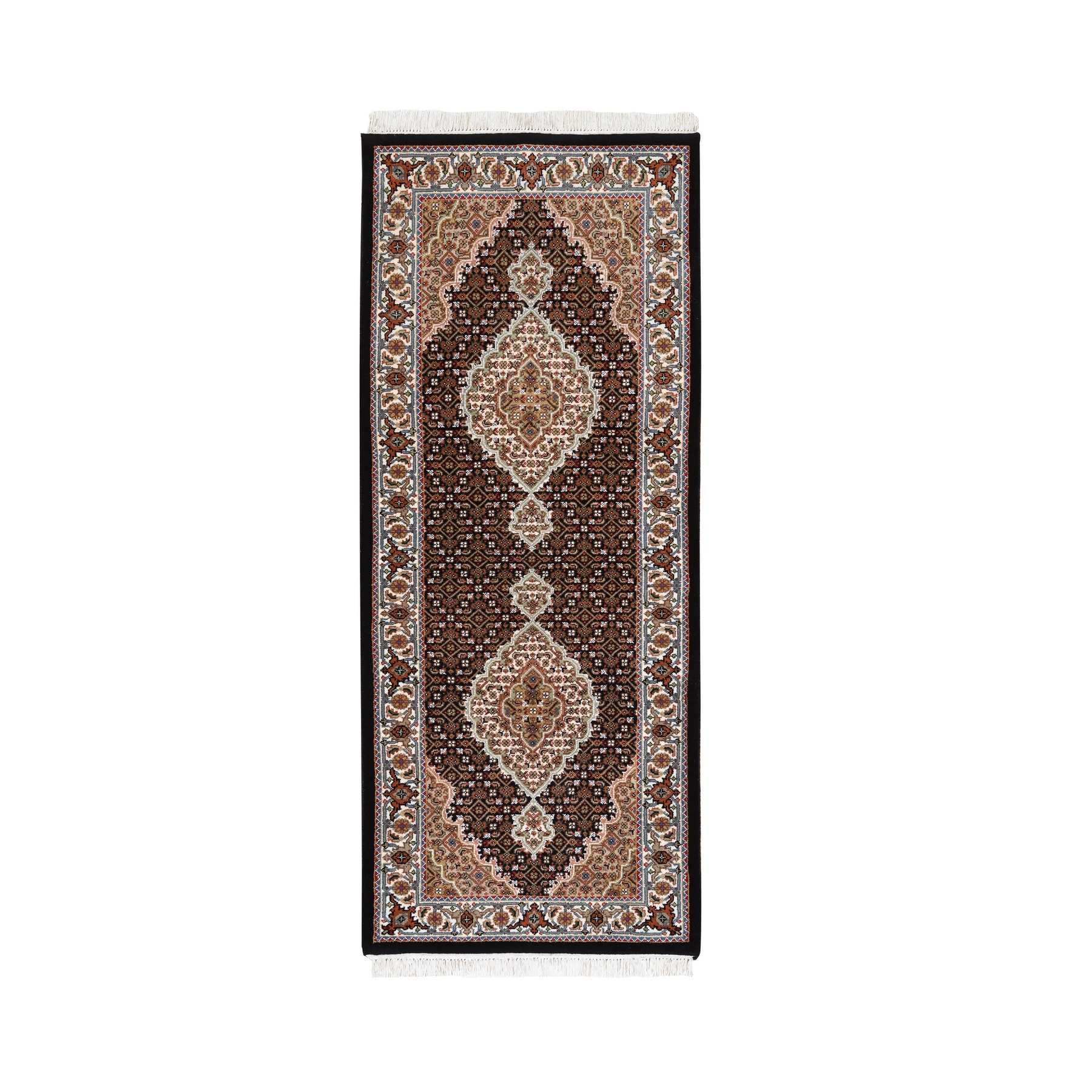 Pirniakan Collection Hand Knotted Black Rug No: 1124960