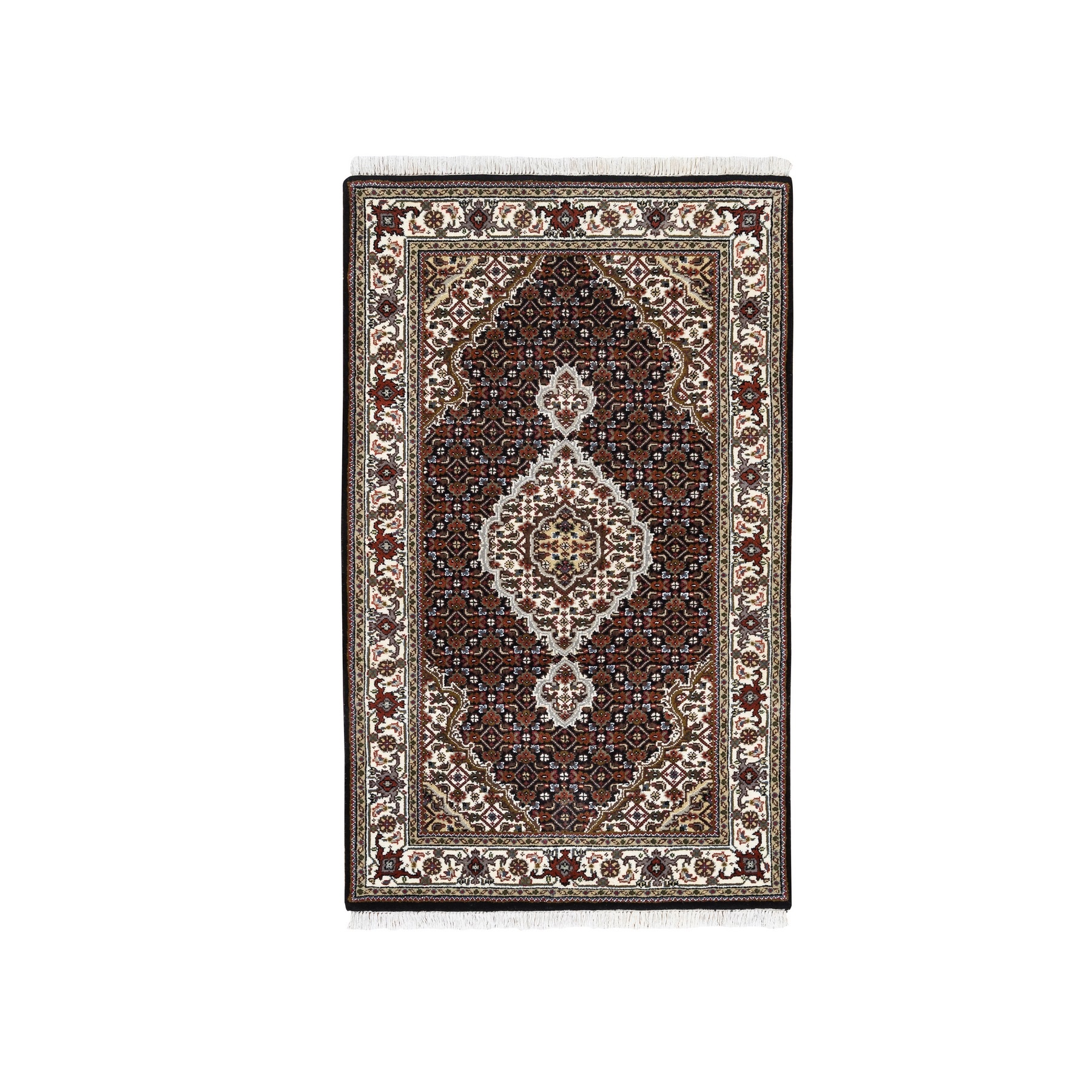 Pirniakan Collection Hand Knotted Black Rug No: 1124962