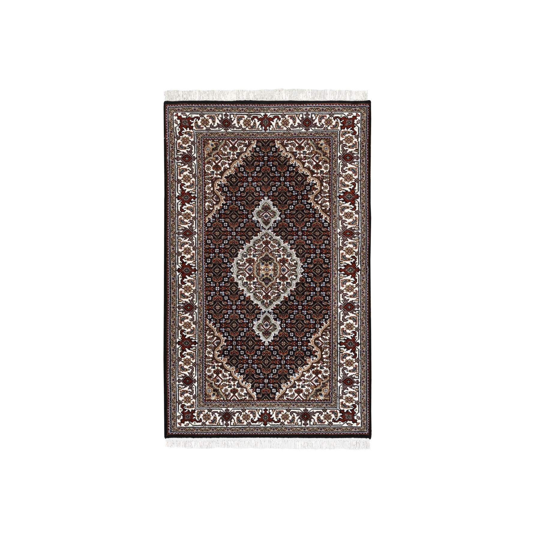 Pirniakan Collection Hand Knotted Black Rug No: 1124964