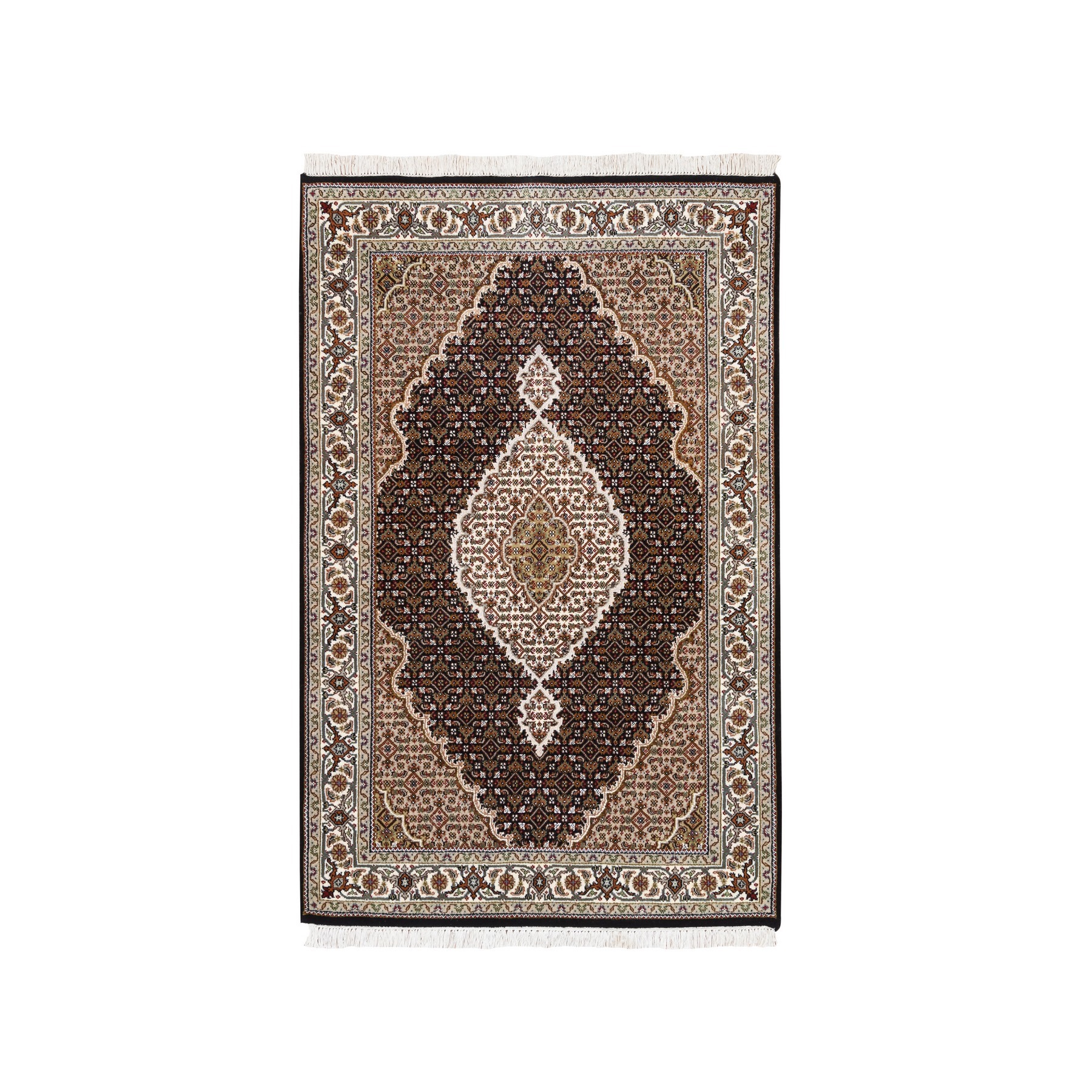 Pirniakan Collection Hand Knotted Black Rug No: 1124976