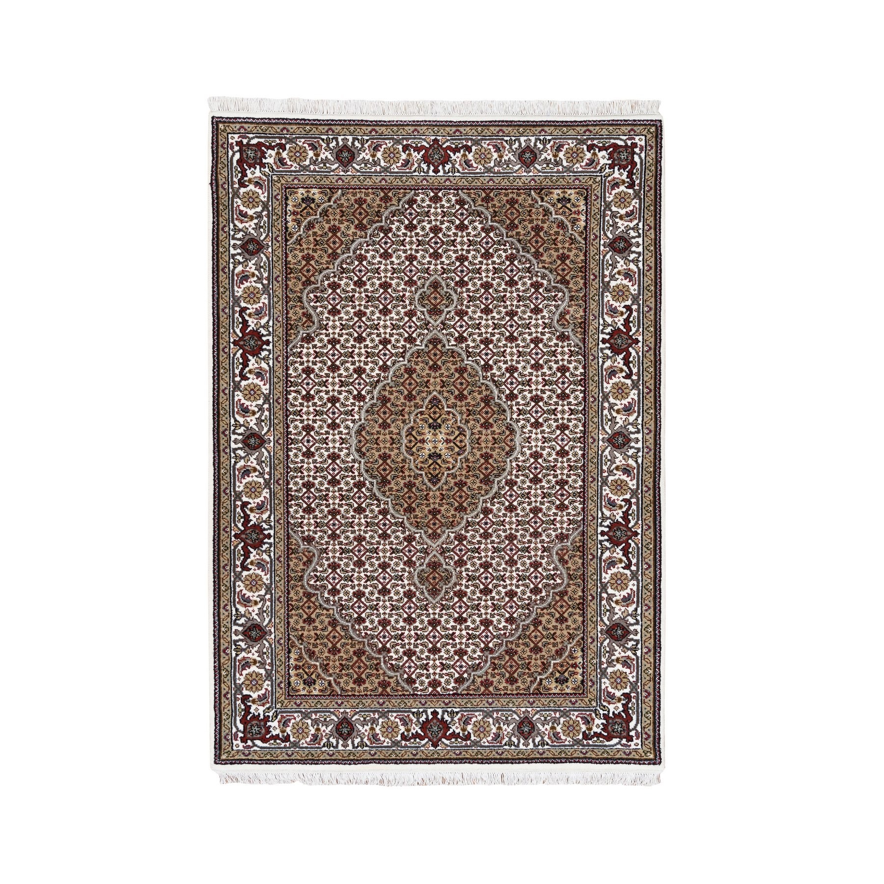 Pirniakan Collection Hand Knotted Ivory Rug No: 1124980