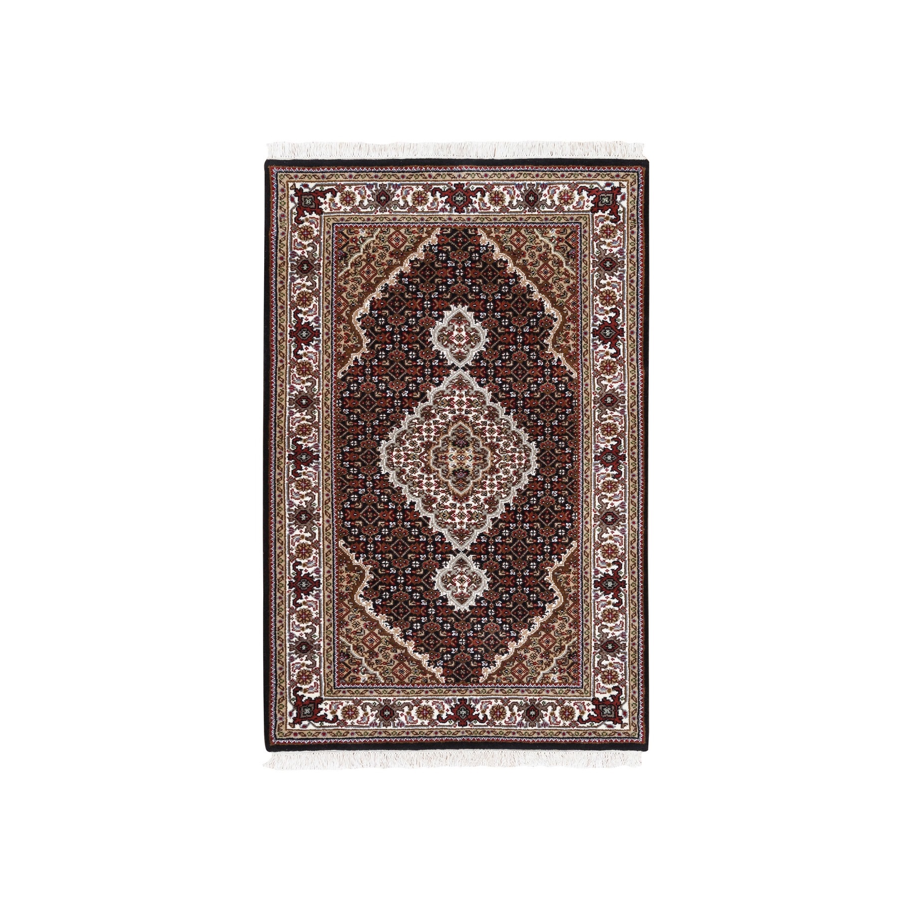 Pirniakan Collection Hand Knotted Black Rug No: 1124982