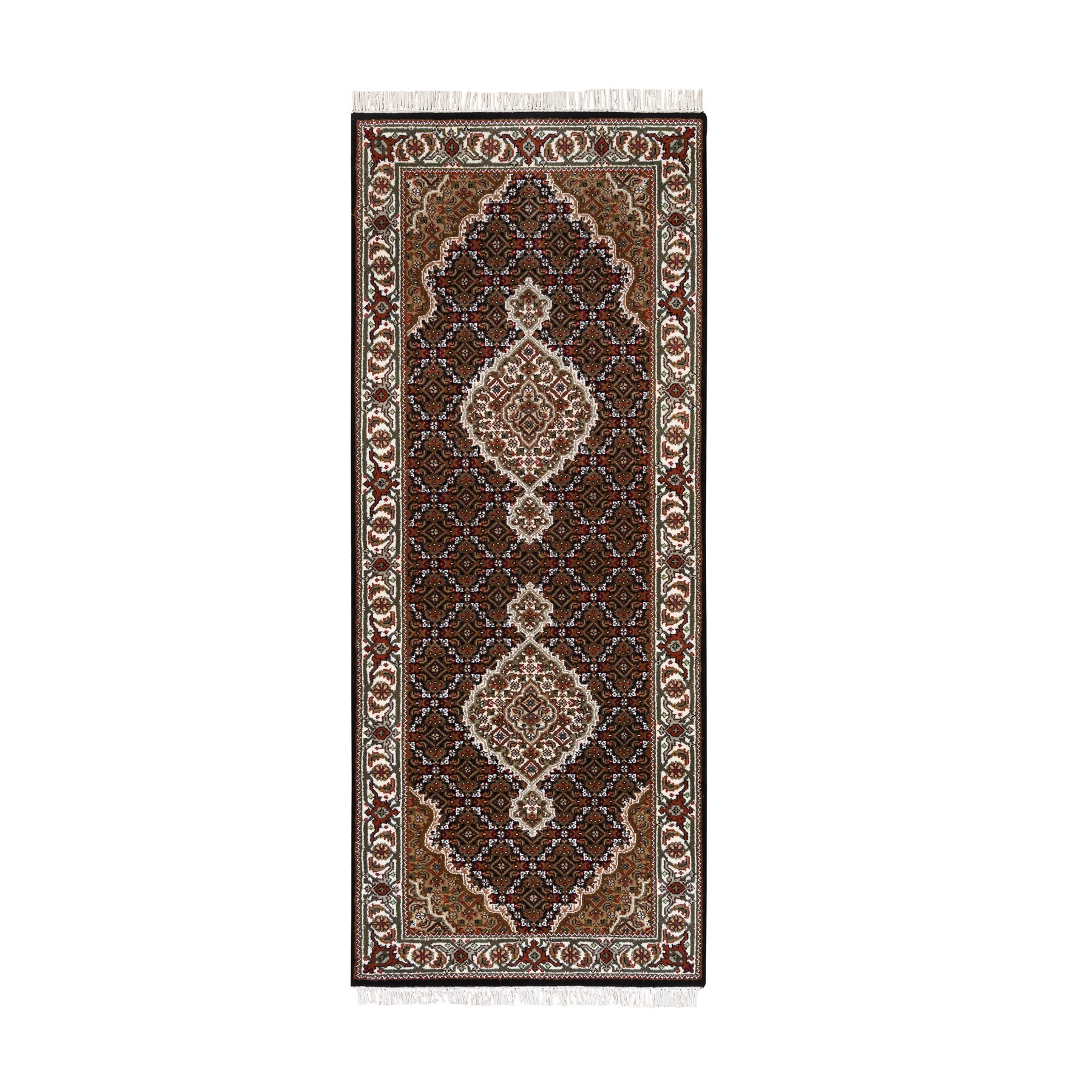 Pirniakan Collection Hand Knotted Black Rug No: 1124990