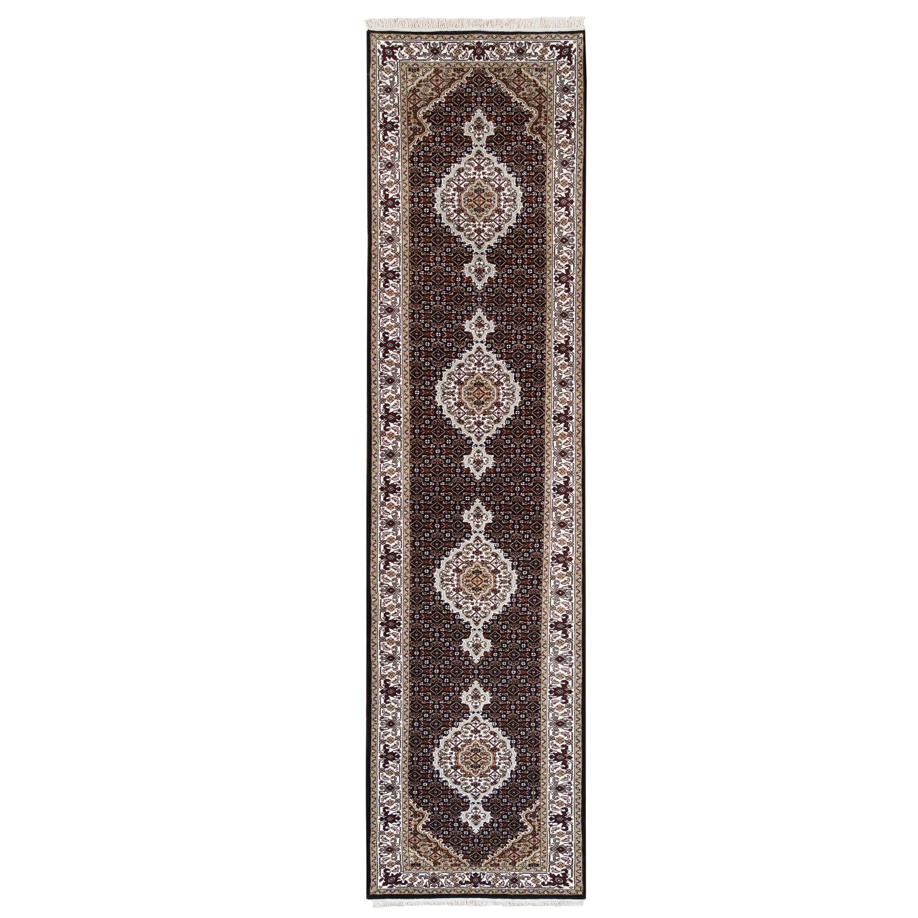 Pirniakan Collection Hand Knotted Black Rug No: 1125002