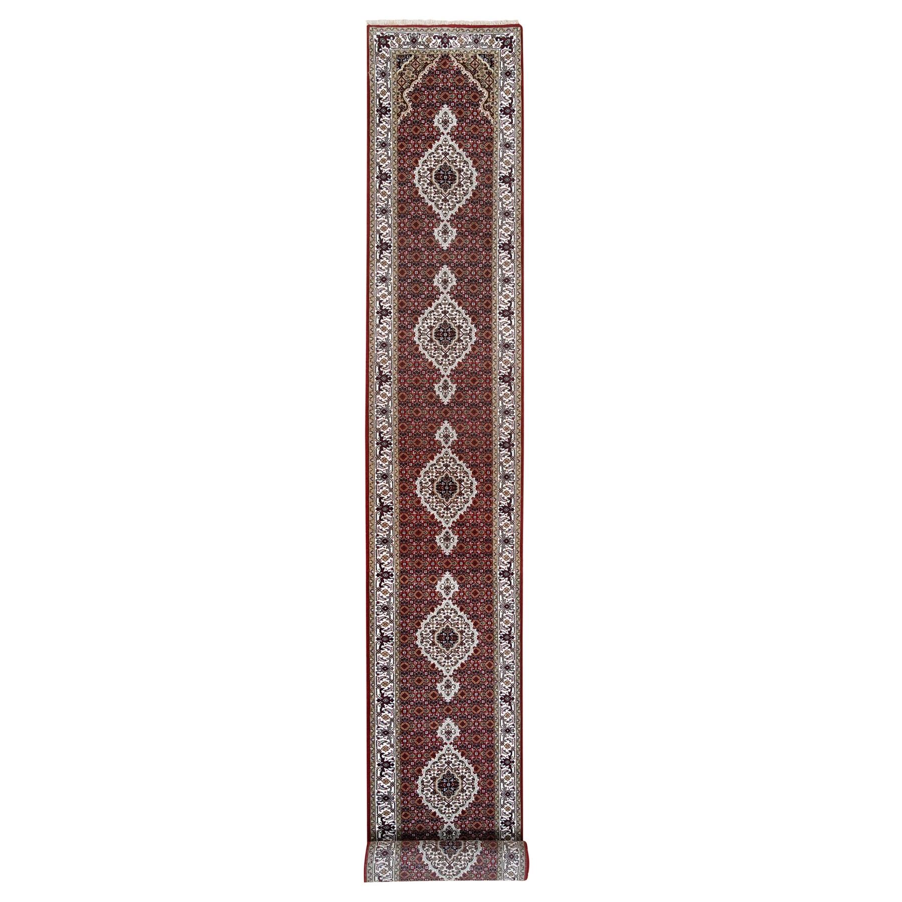 traditional Silk Hand-Knotted Area Rug 2'6