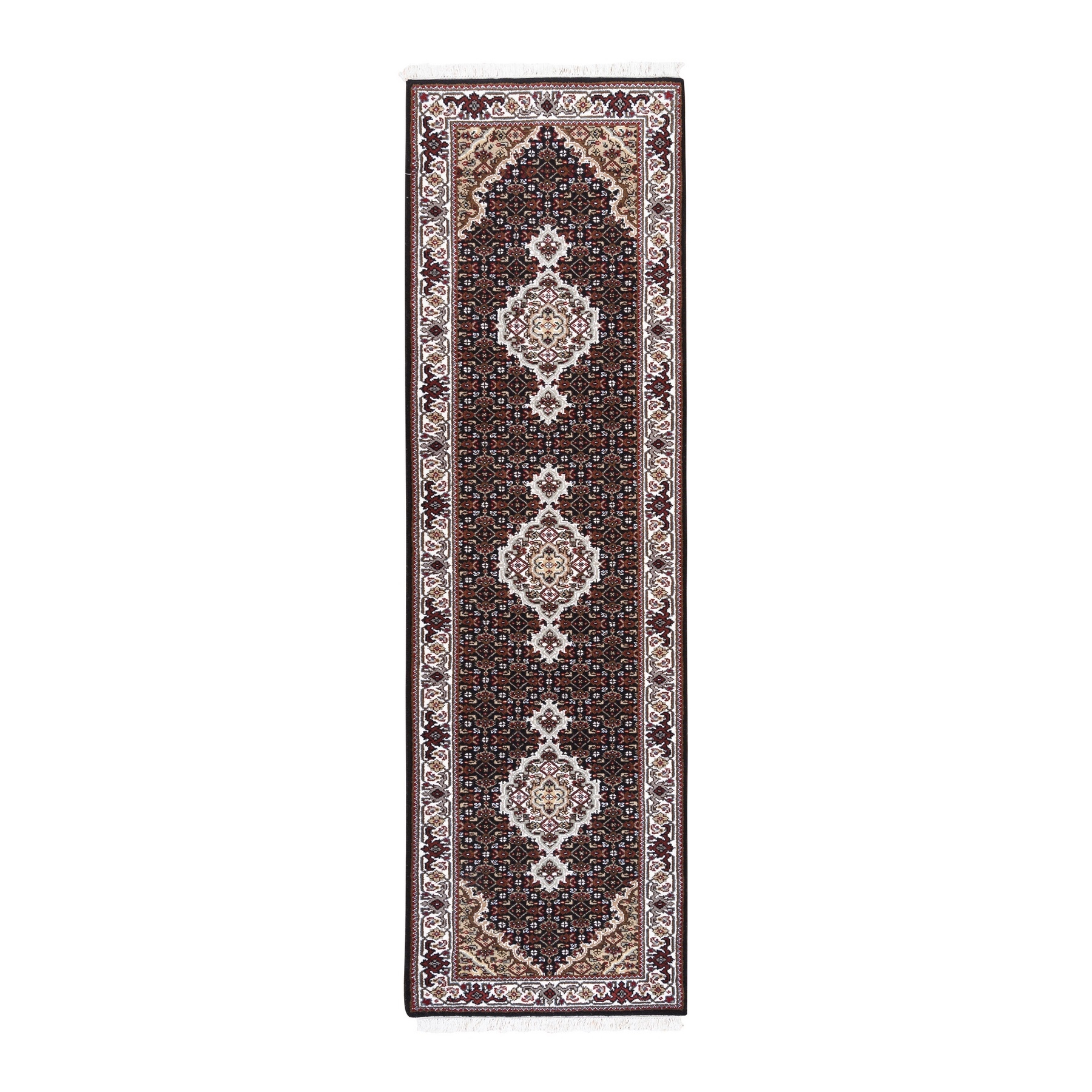 Pirniakan Collection Hand Knotted Black Rug No: 1125116