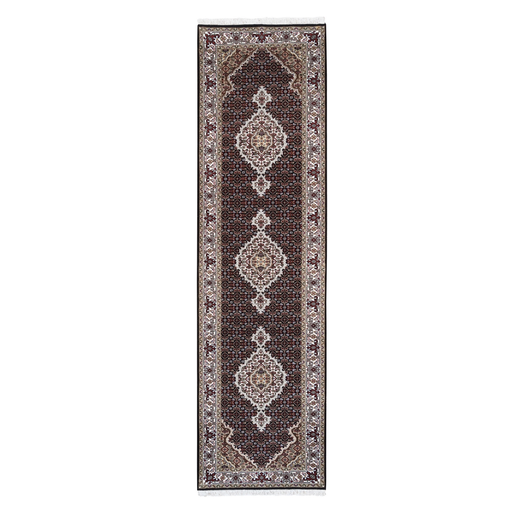 Pirniakan Collection Hand Knotted Black Rug No: 1125162