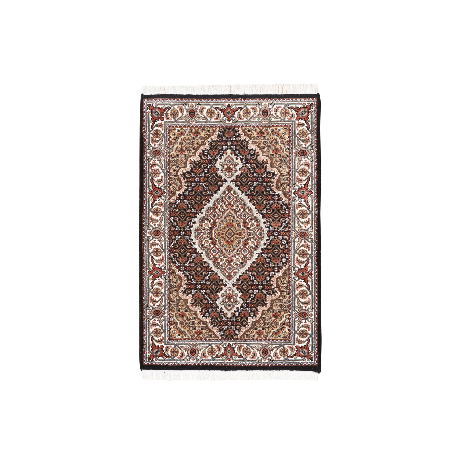 Pirniakan Collection Hand Knotted Black Rug No: 1125178