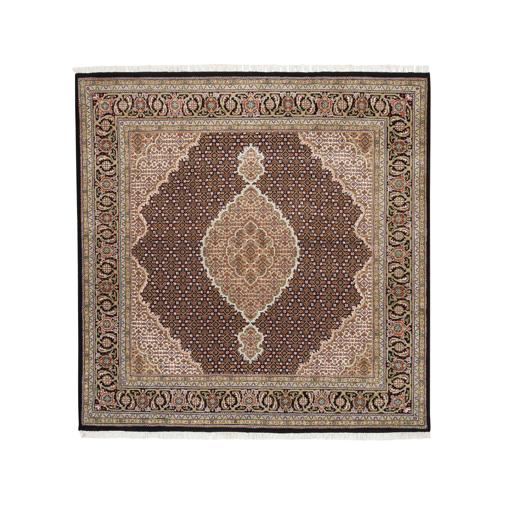 Pirniakan Collection Hand Knotted Black Rug No: 1125228
