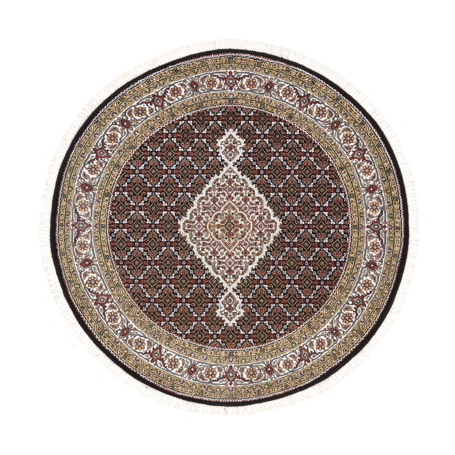 Pirniakan Collection Hand Knotted Black Rug No: 1125232