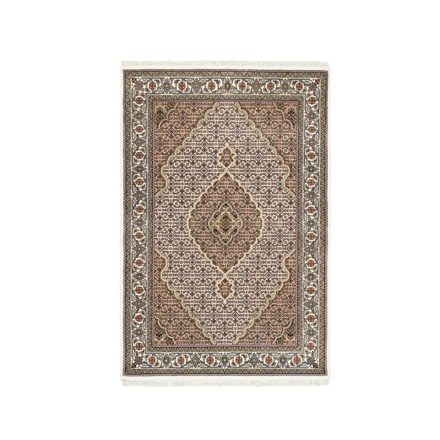 Pirniakan Collection Hand Knotted Ivory Rug No: 1125236