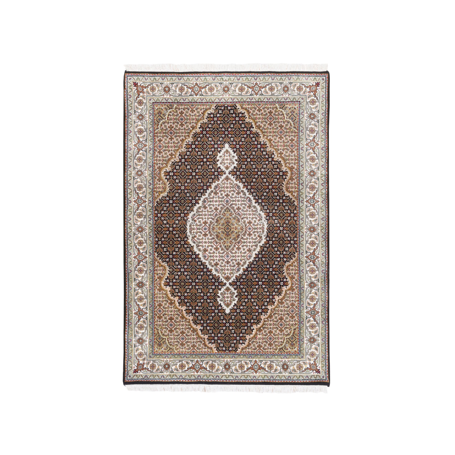 Pirniakan Collection Hand Knotted Black Rug No: 1125238