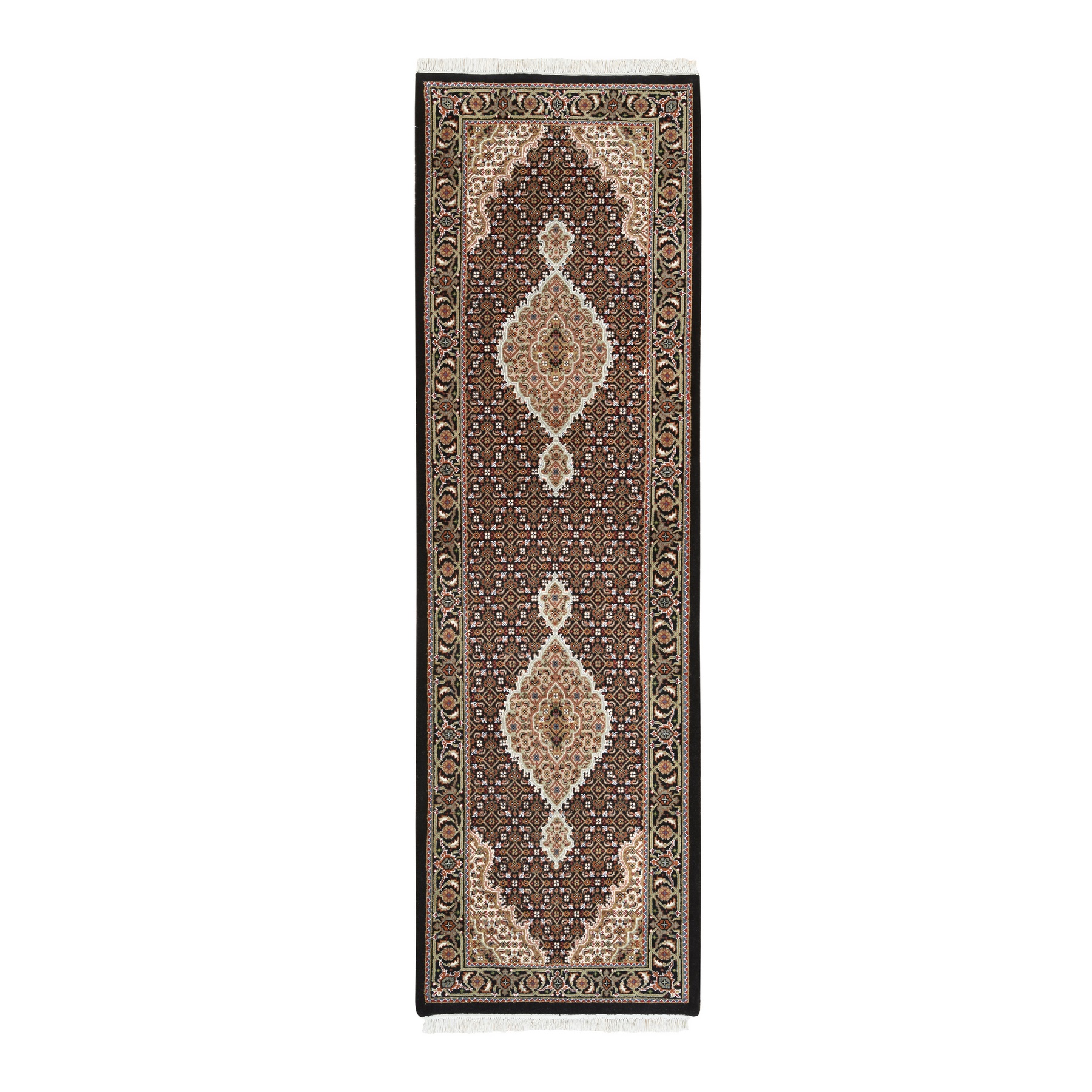 Pirniakan Collection Hand Knotted Black Rug No: 1125240