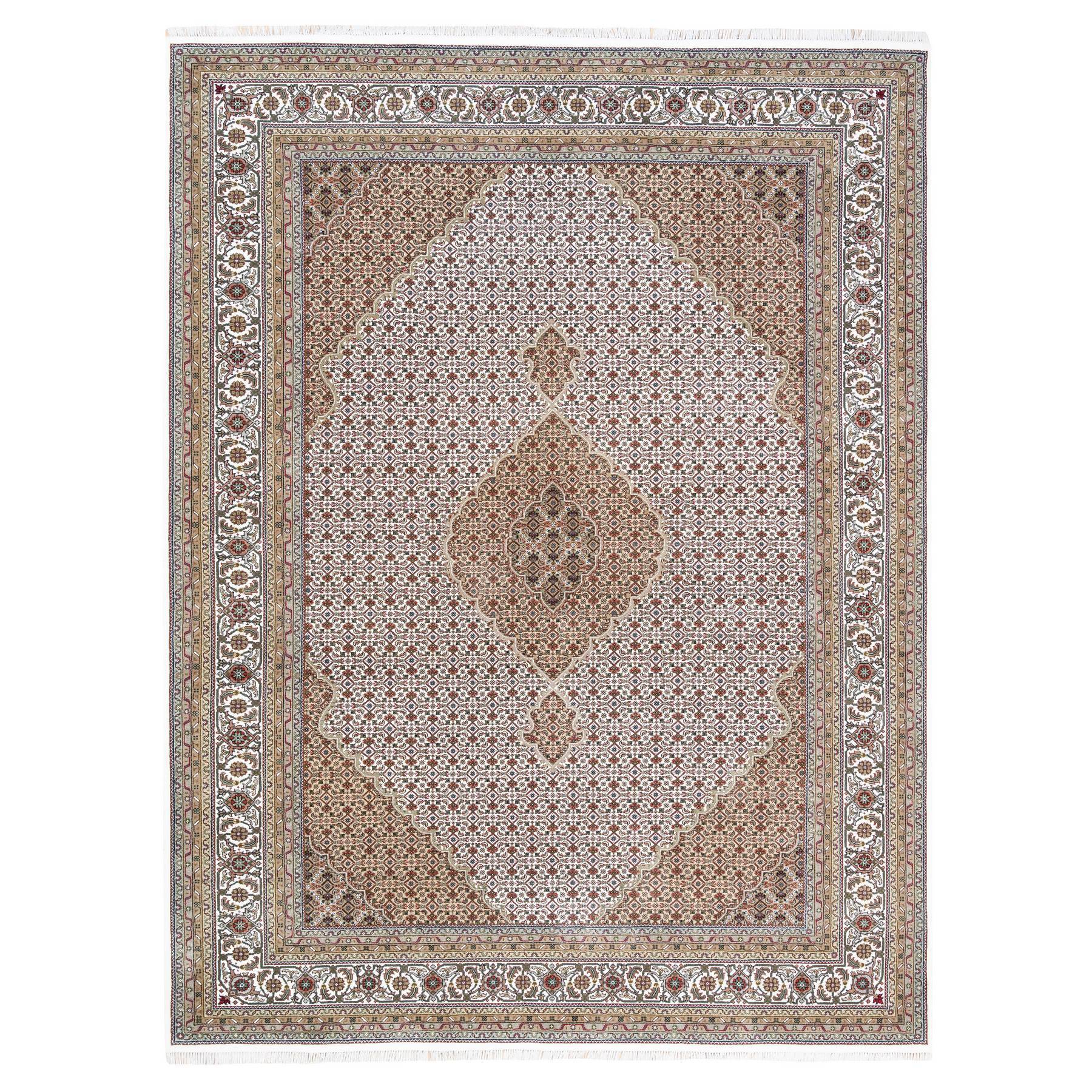Pirniakan Collection Hand Knotted Ivory Rug No: 1125262