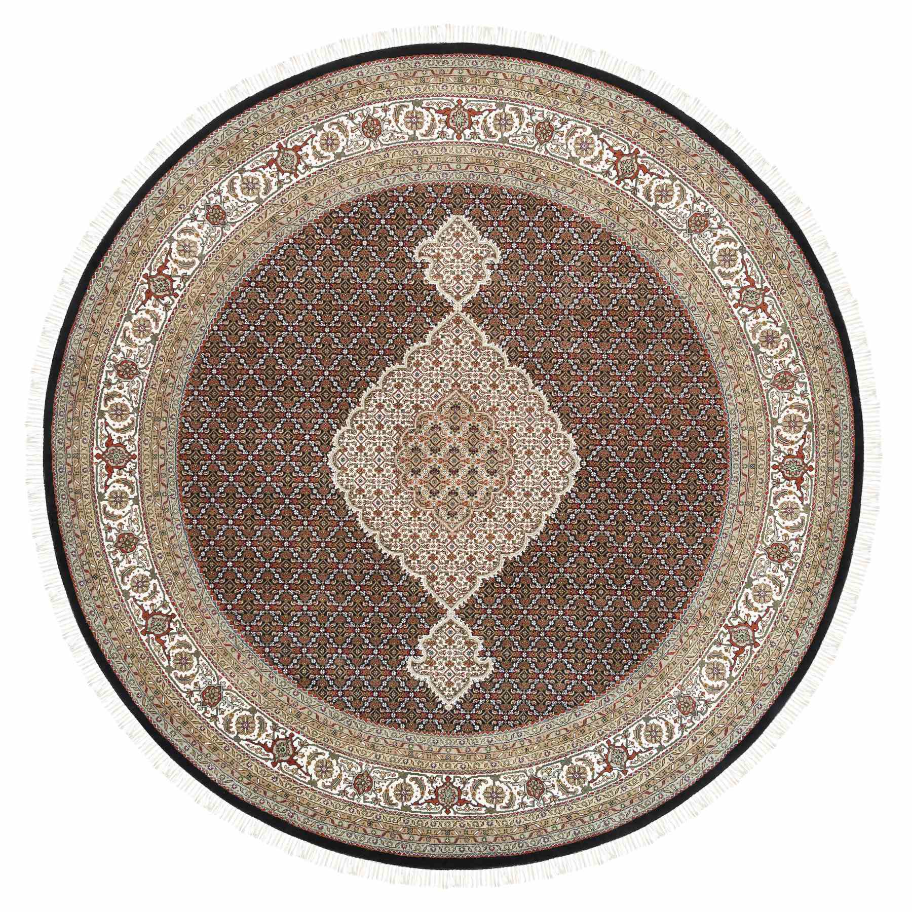 Pirniakan Collection Hand Knotted Black Rug No: 1125264