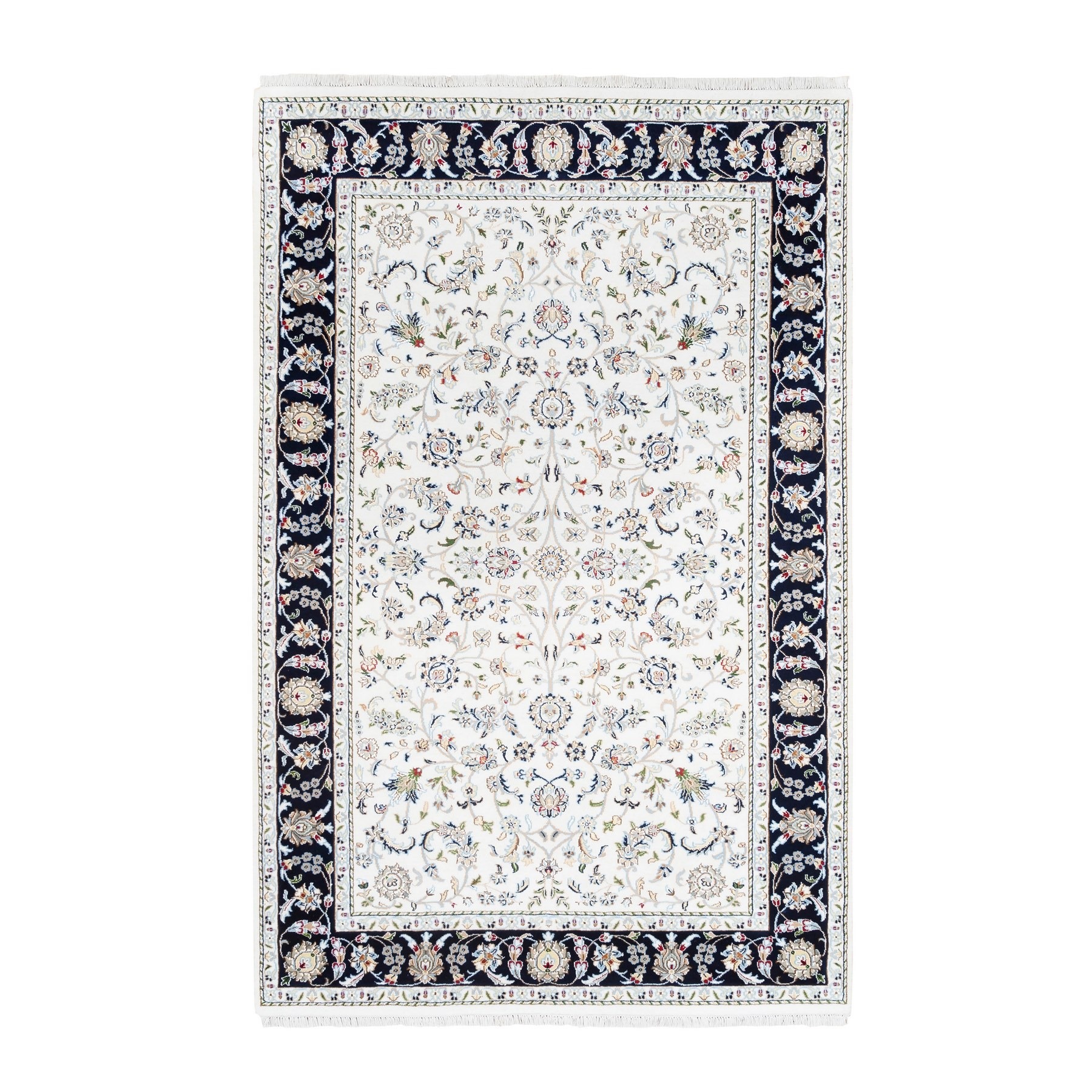Pirniakan Collection Hand Knotted Ivory Rug No: 1125516