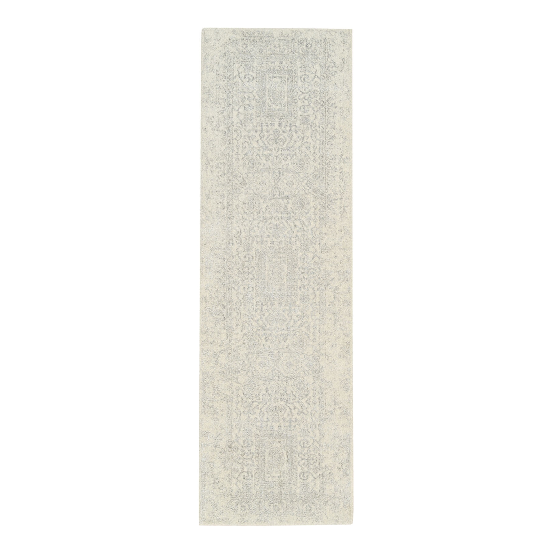 Mid Century Modern Collection Hand Loomed Beige Rug No: 1125692