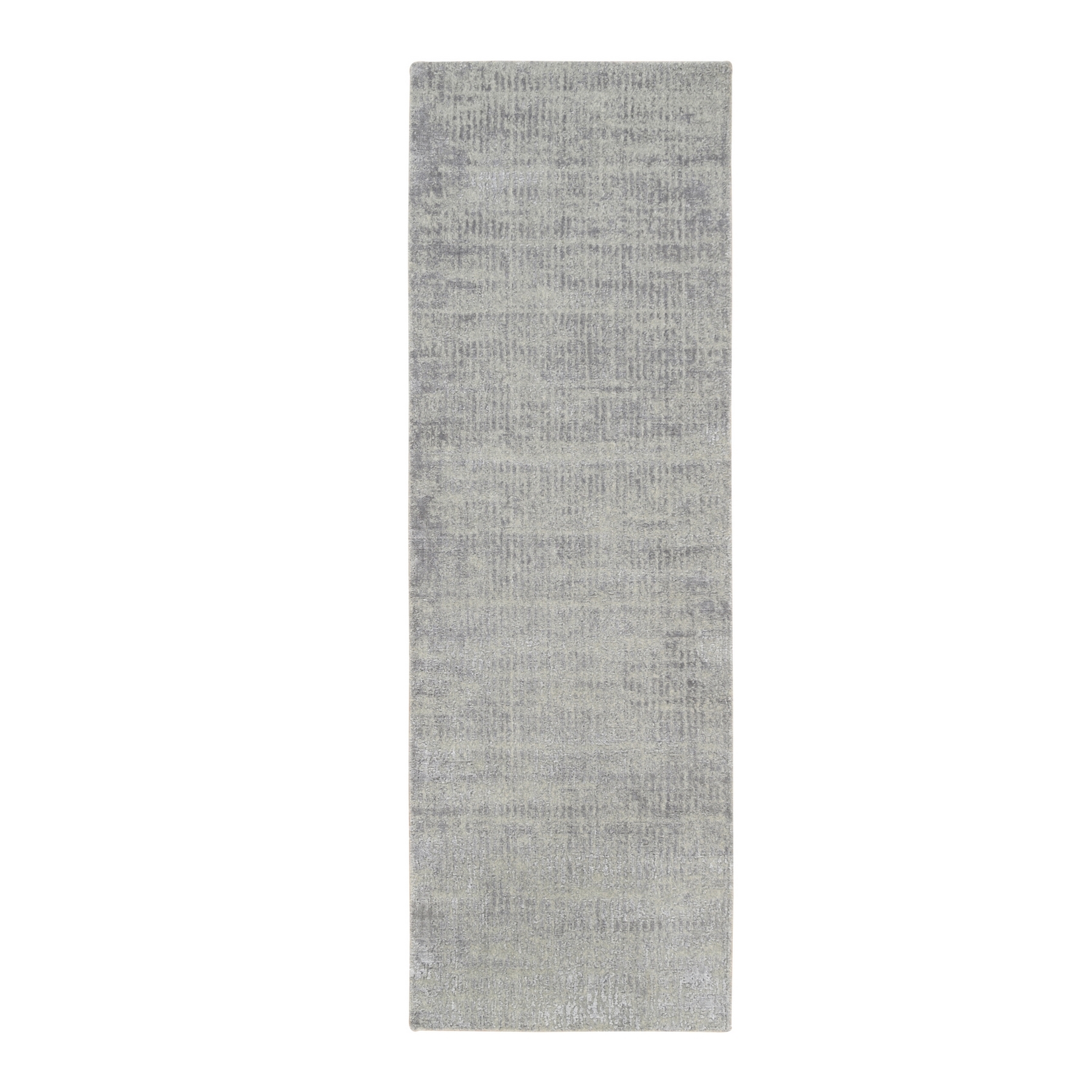 Mid Century Modern Collection Hand Loomed Grey Rug No: 1125700