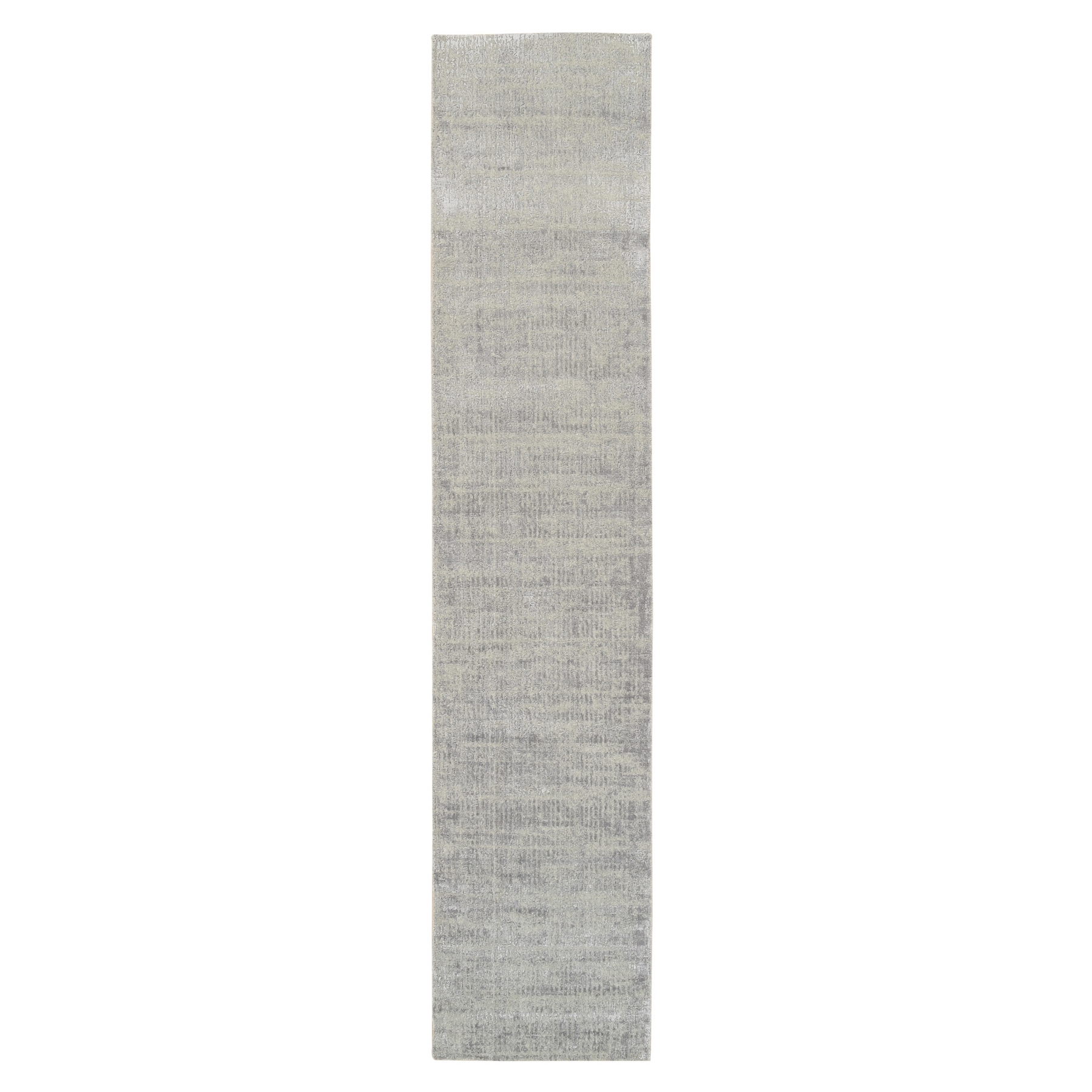 Mid Century Modern Collection Hand Loomed Grey Rug No: 1125706