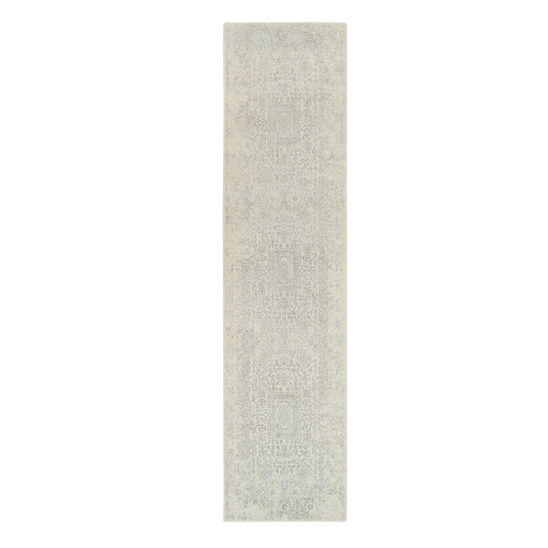 Mid Century Modern Collection Hand Loomed Beige Rug No: 1125708