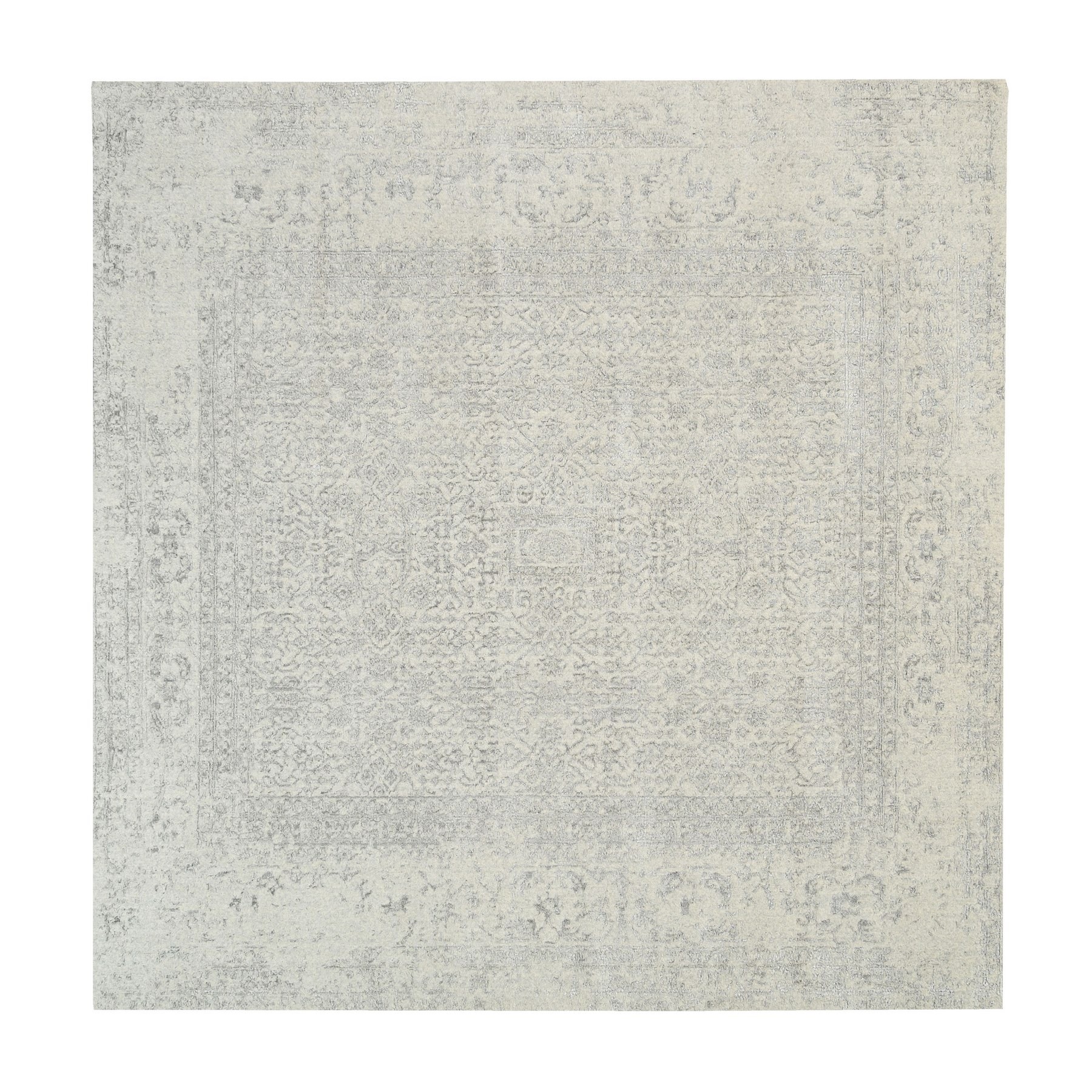 Mid Century Modern Collection Hand Loomed Beige Rug No: 1125734