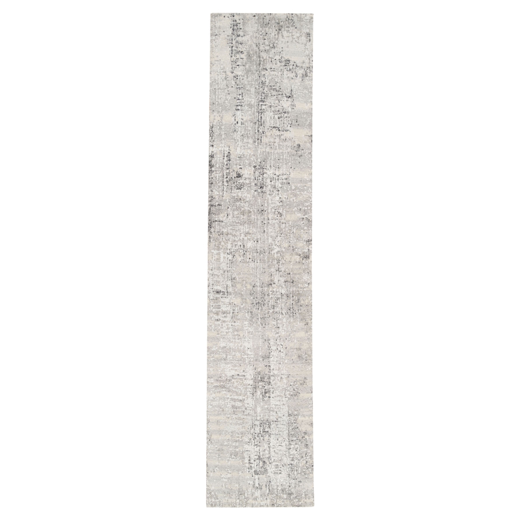 Mid Century Modern Collection Hand Knotted Beige Rug No: 1125840