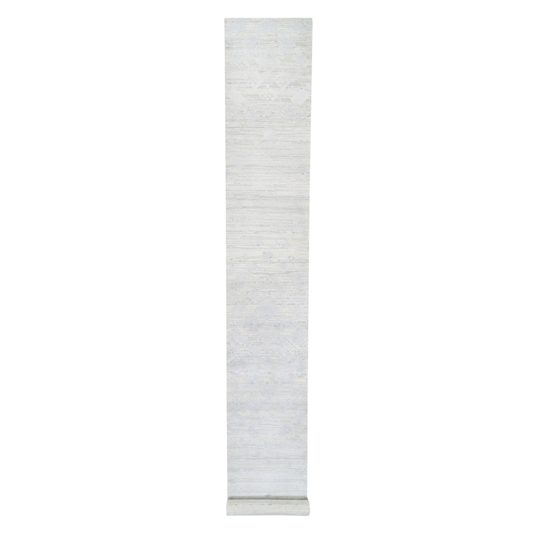 Mid Century Modern Collection Hand Knotted Ivory Rug No: 1125846
