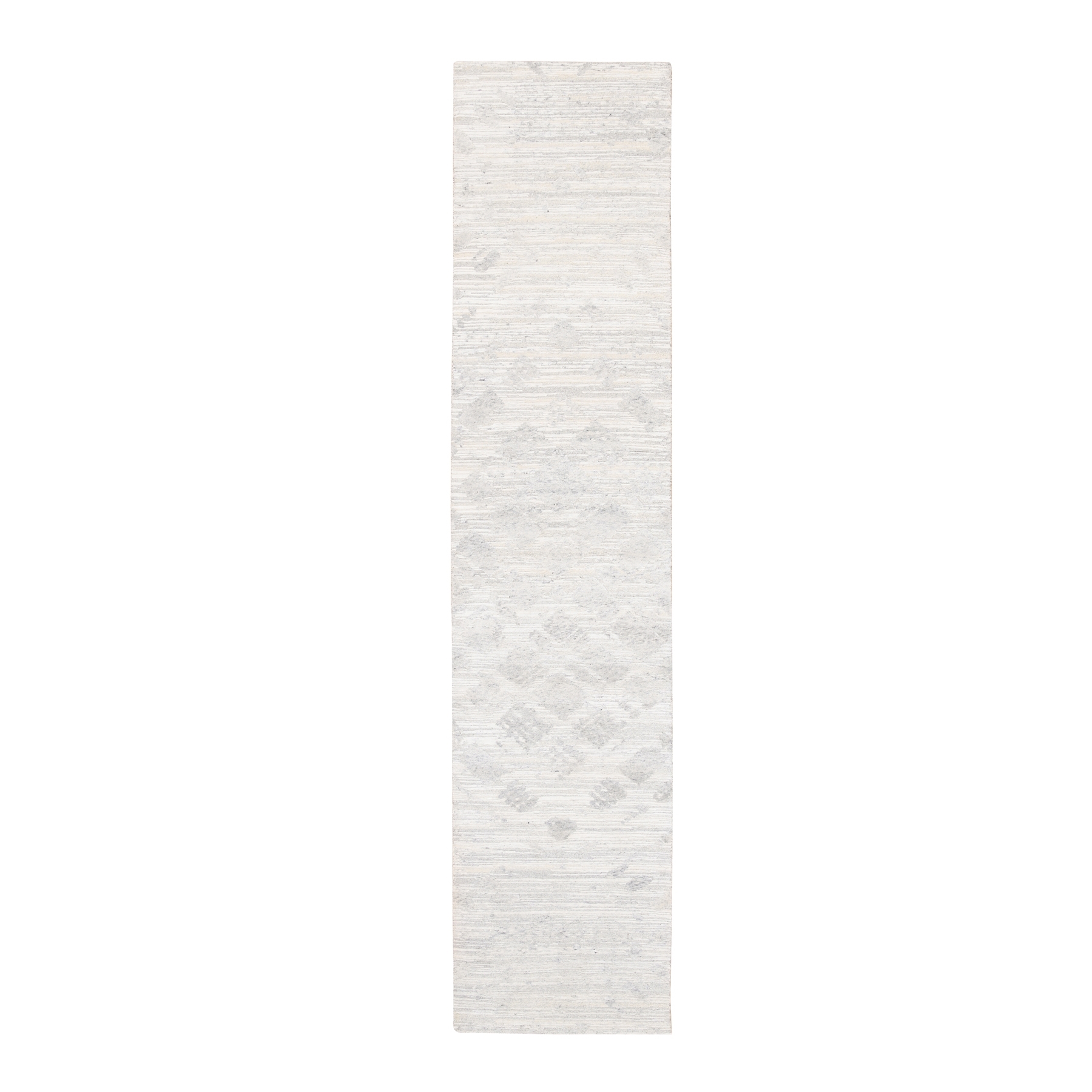 Mid Century Modern Collection Hand Knotted Ivory Rug No: 1125876