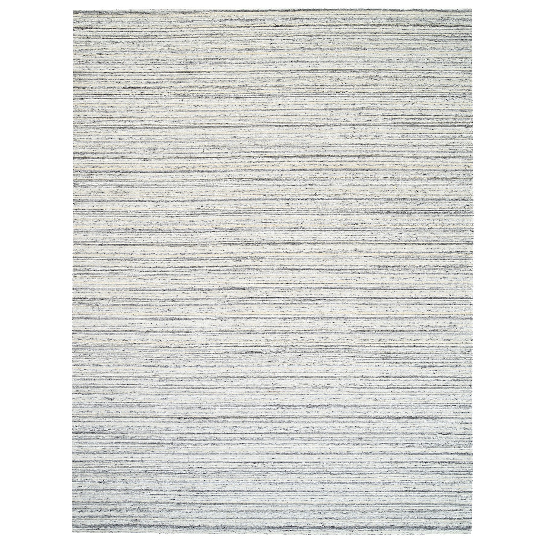 Mid Century Modern Collection Hand Loomed Grey Rug No: 1126054