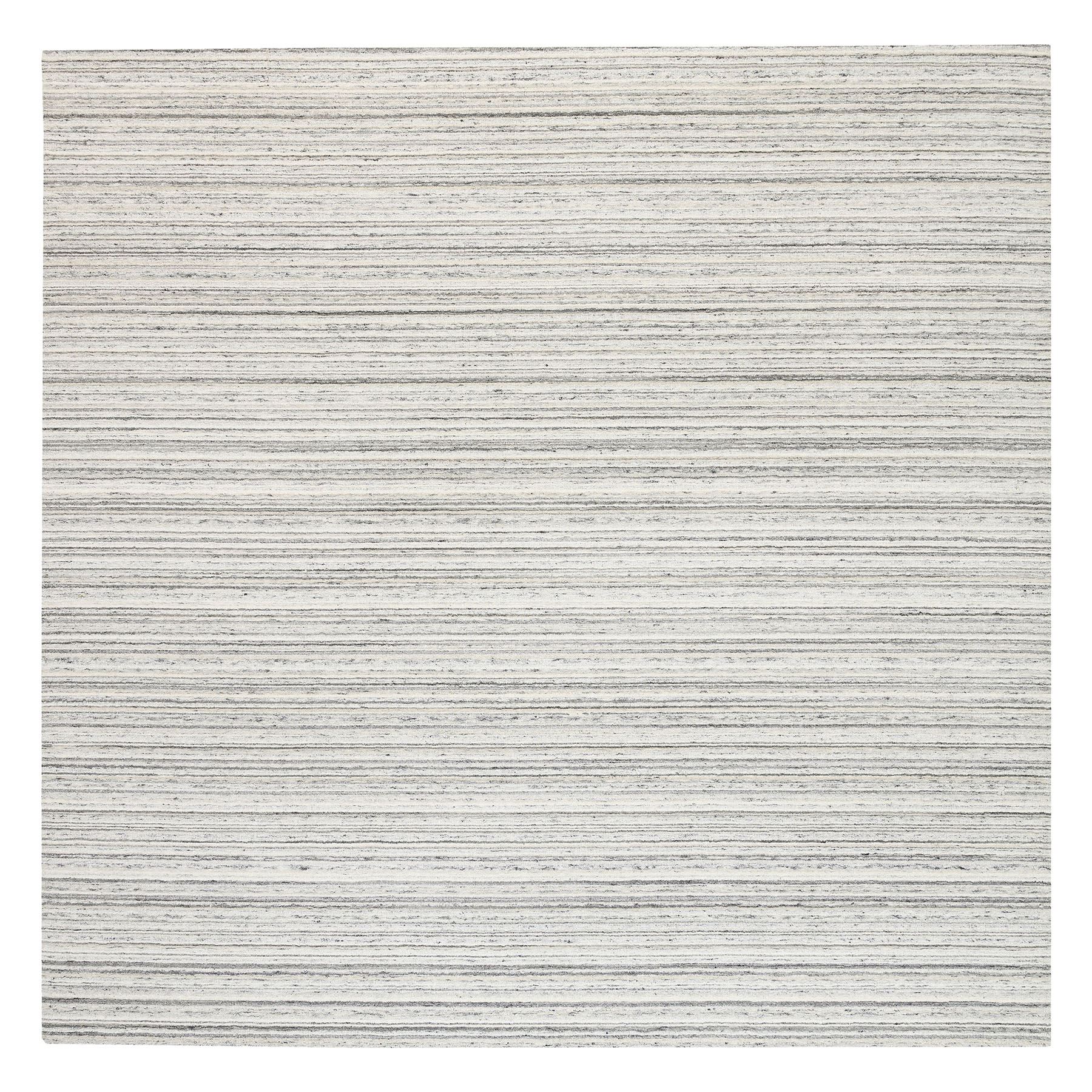 Mid Century Modern Collection Hand Loomed Grey Rug No: 1126066